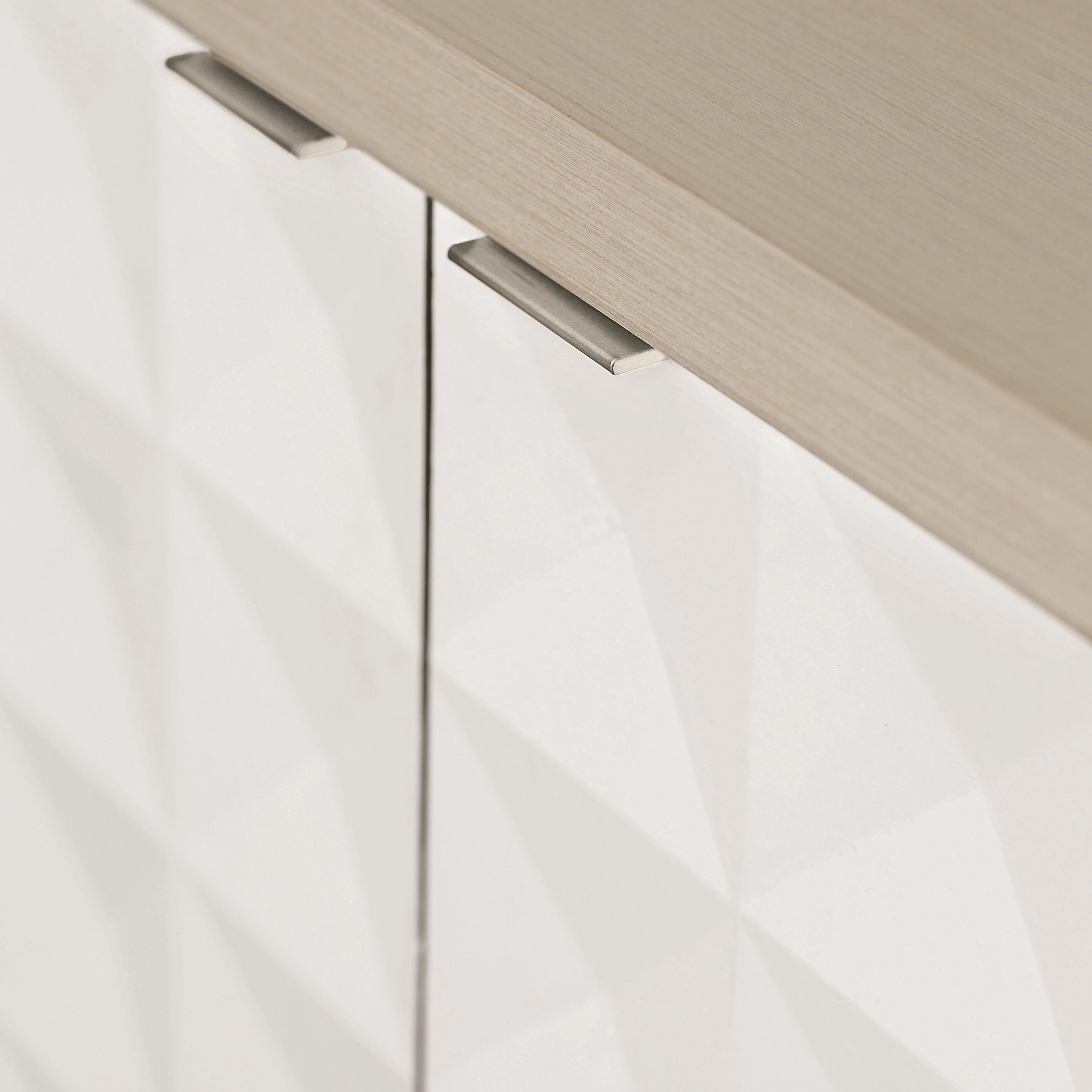 Axiom Linear Grey/Linear White/White Linen Buffet - Image 5