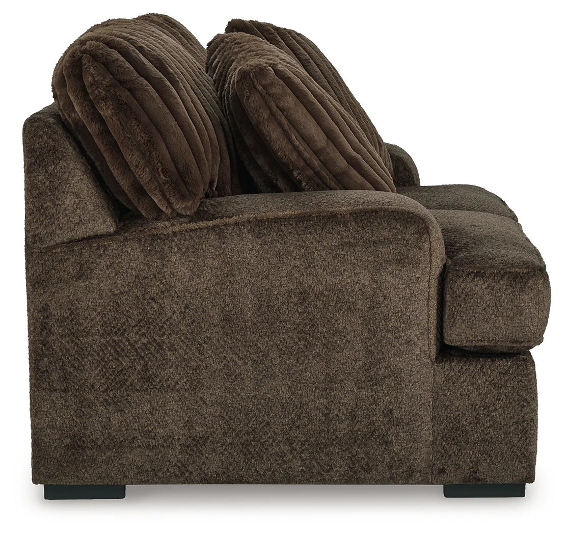 Aylesworth Chocolate 2 Loveseats (Online Special Price) - Image 4