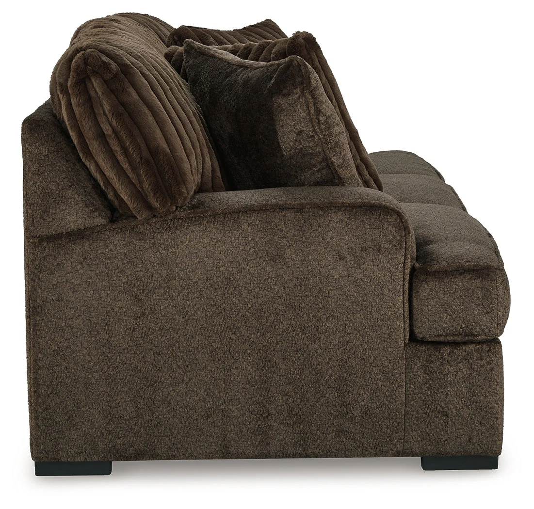 Aylesworth Chocolate Sofa & Loveseat (Online Special Price) - Image 9