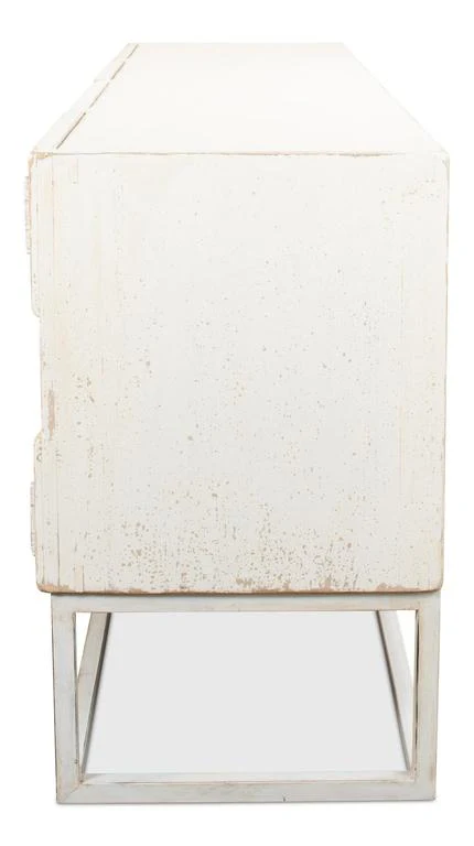 Aztec White Sideboard On Stand - Image 14