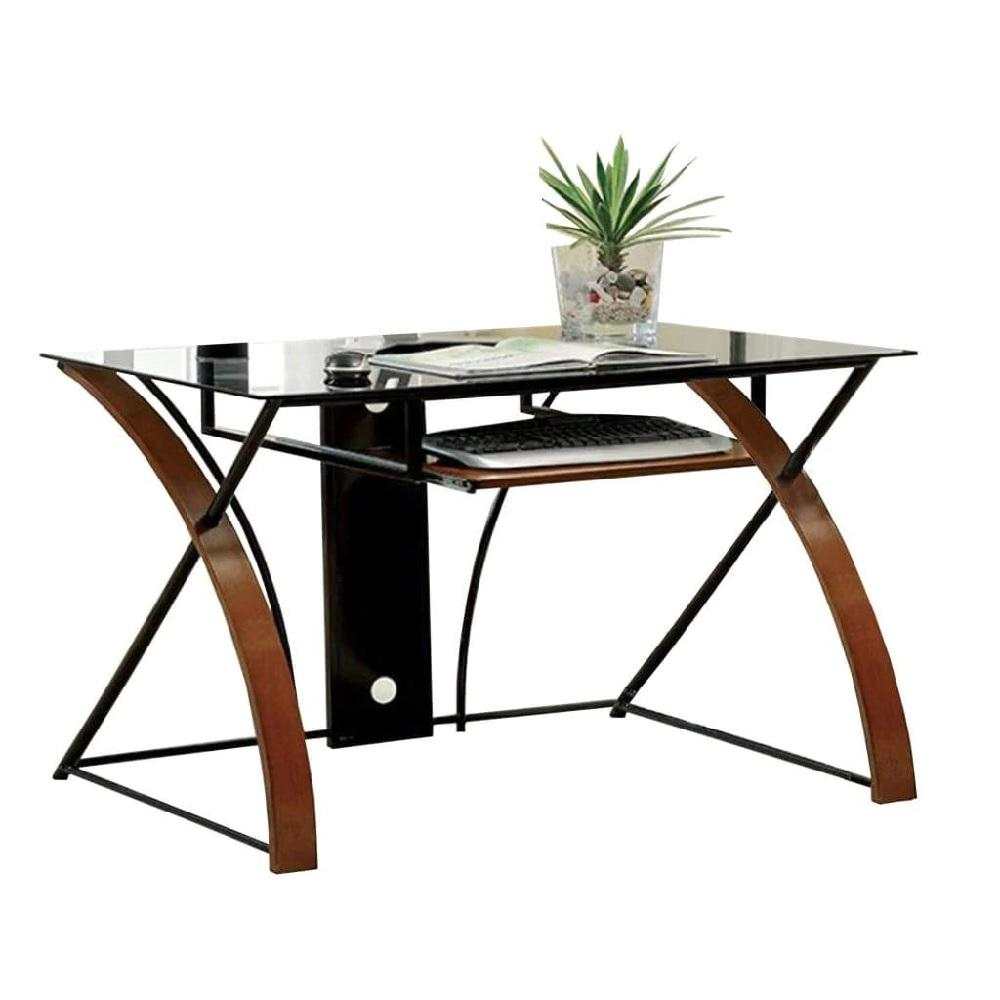 Baden Oak & Black Computer Desk - Image 2