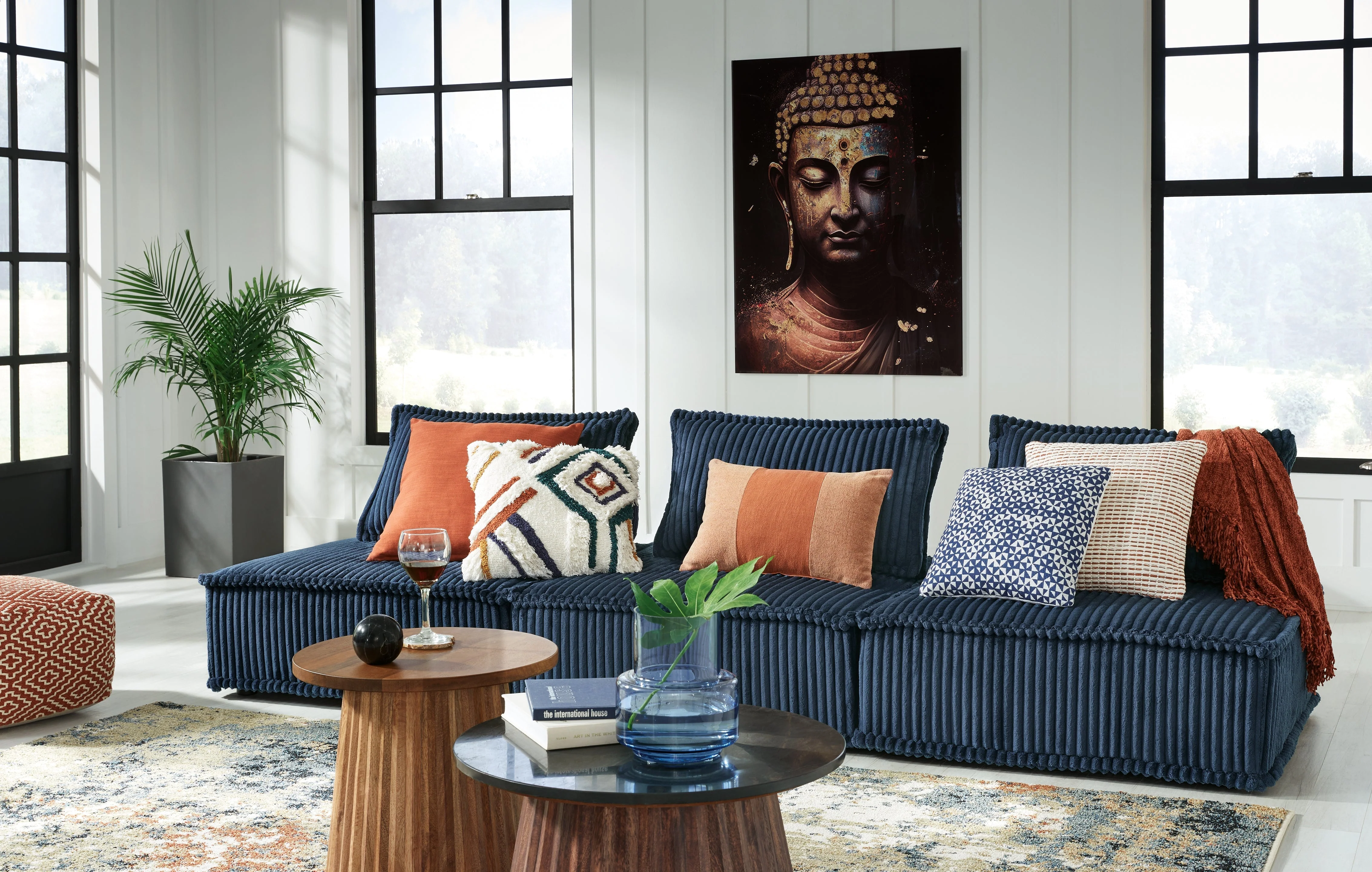 Bales Navy 3-Piece Modular Seating (Online Special Price) - Image 3
