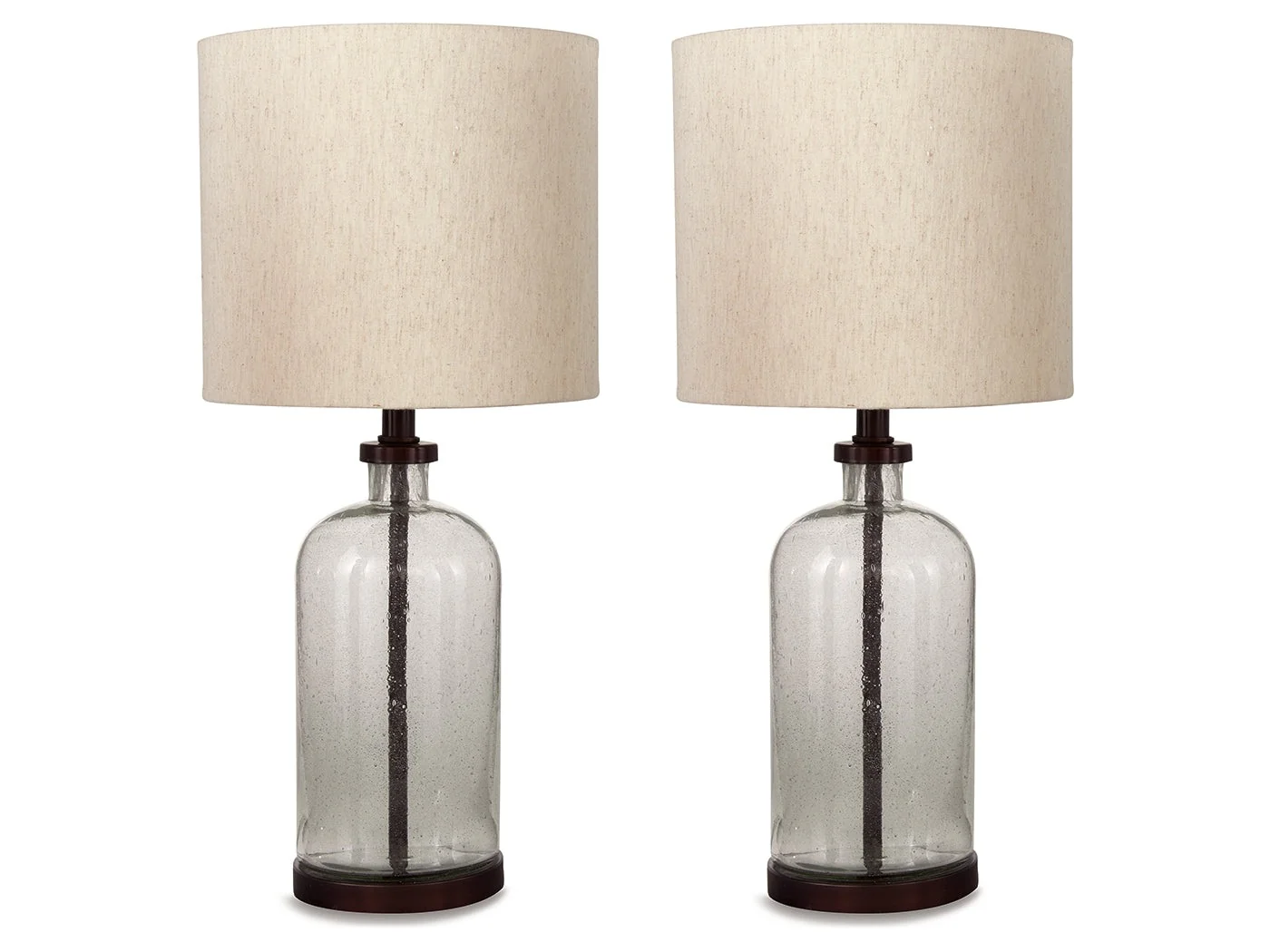 Bandile Clear/Bronze Table Lamp (Set of 2) - Image 2