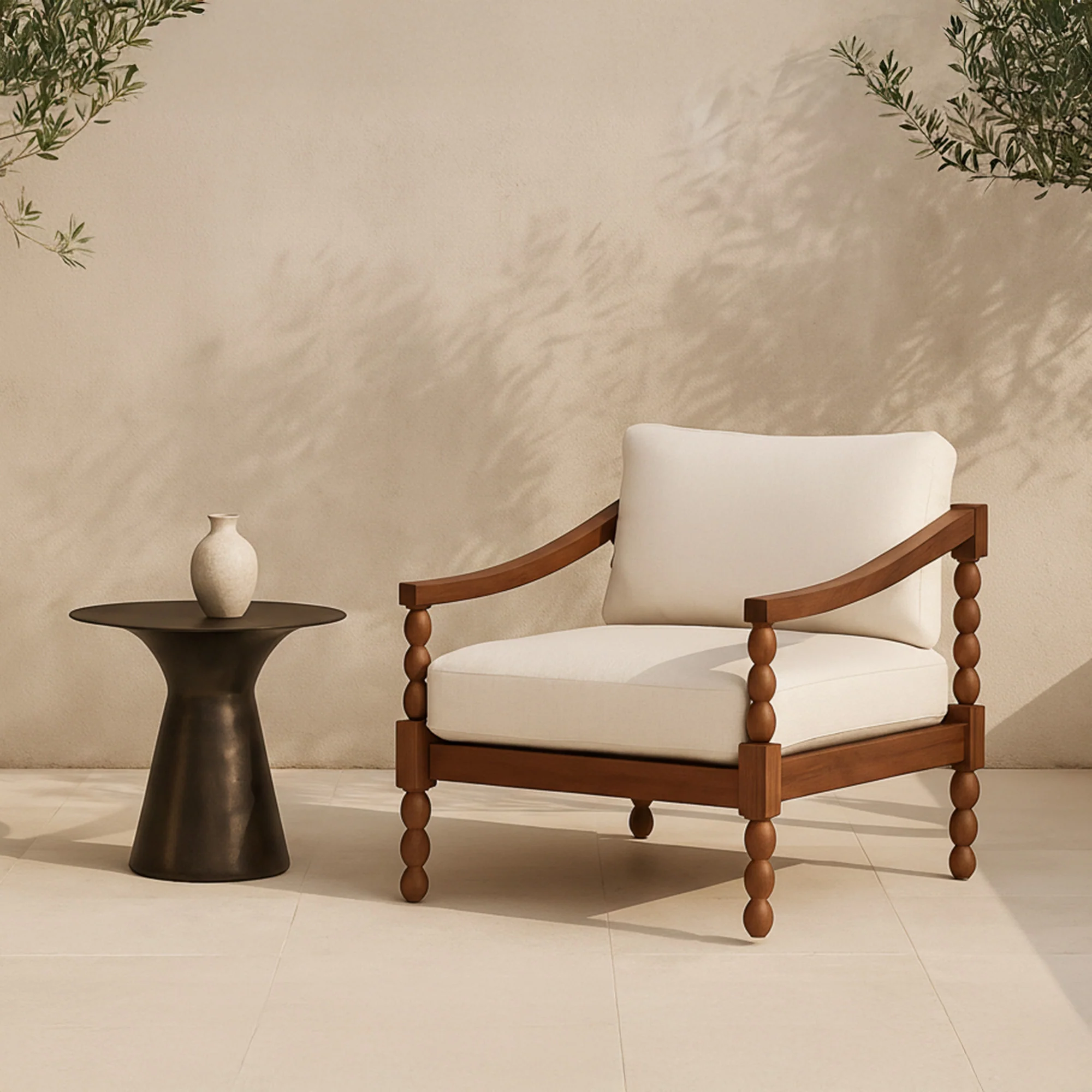Bardo Deep Bronze Outdoor Side Table - Image 5