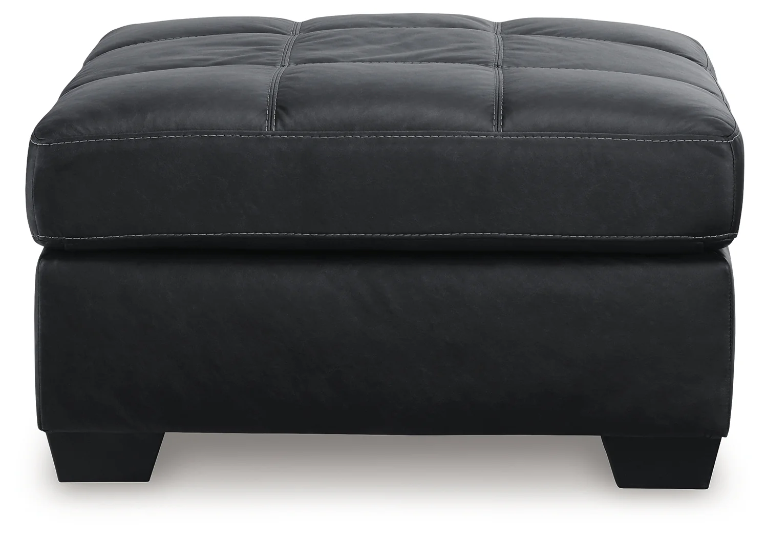 Barlin Mills Carbon Loveseat and Oversized Ottoman - Image 3