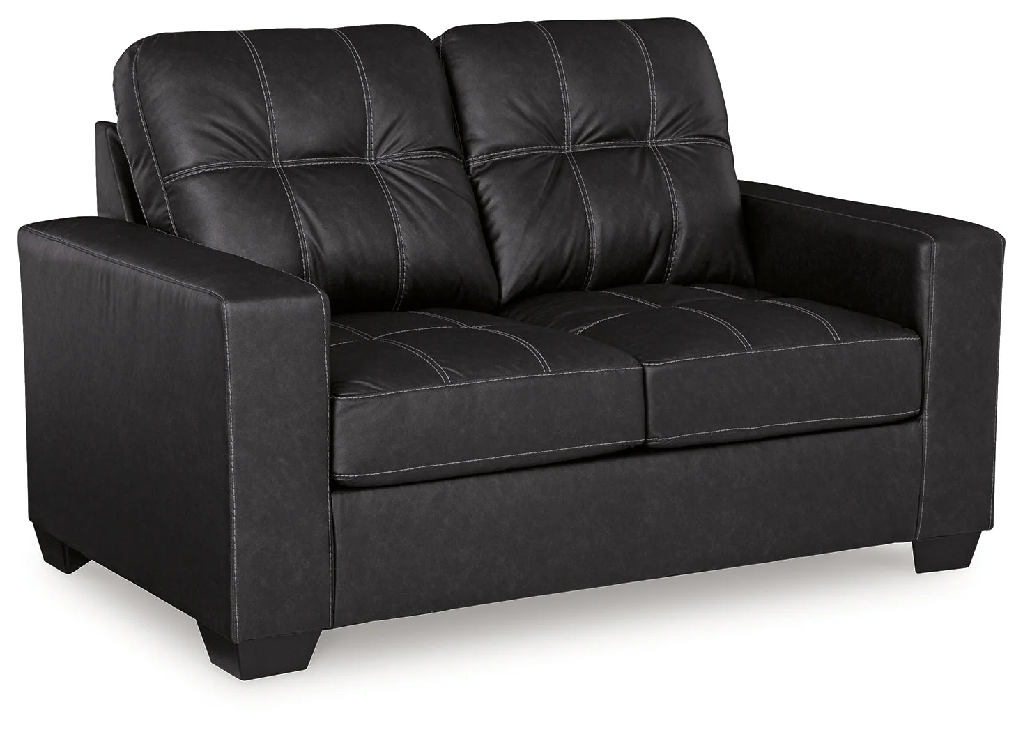 Barlin Mills Carbon Loveseat and Oversized Ottoman (Online Special Price) - Image 6