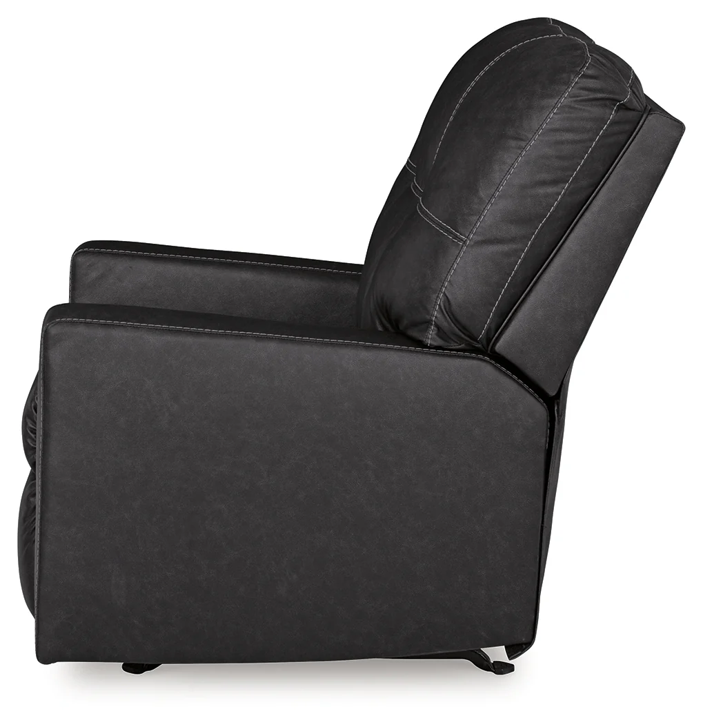 Barlin Mills Carbon Recliner and Oversized Accent Ottoman - Image 10