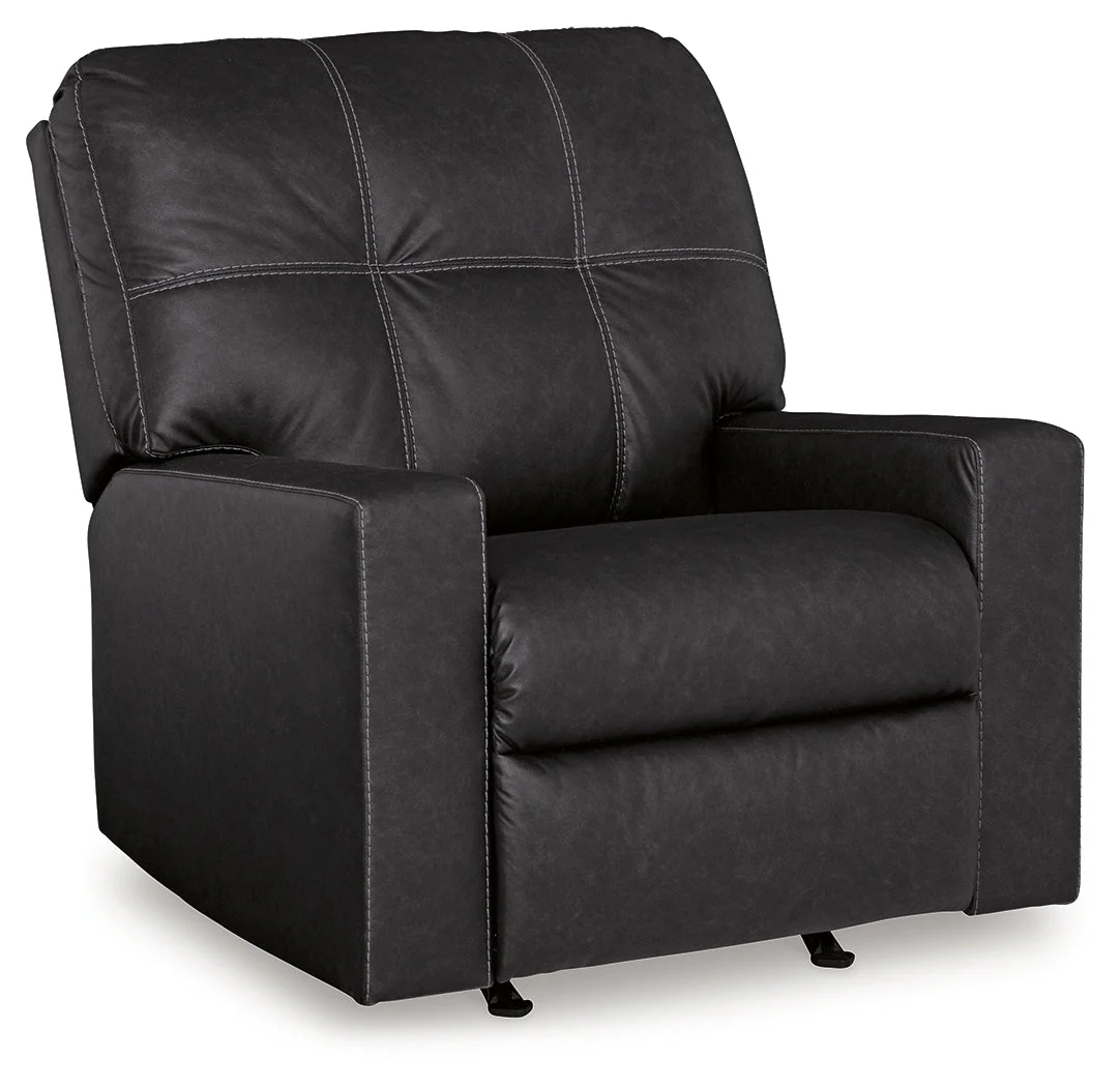 Barlin Mills Carbon Recliner and Oversized Accent Ottoman (Online Special Price) - Image 6
