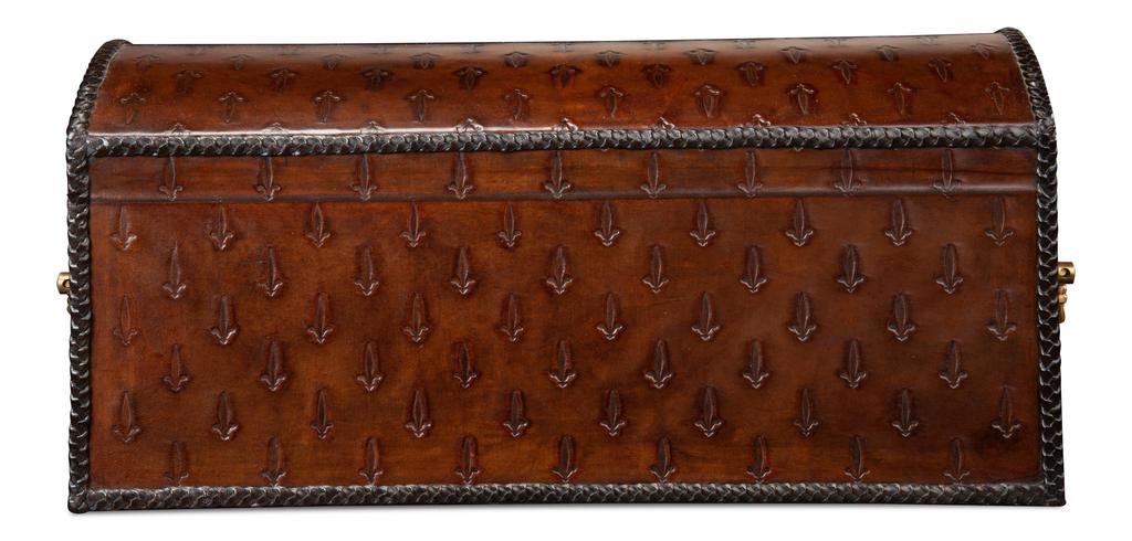 Baron's Red Leather Box - Image 2