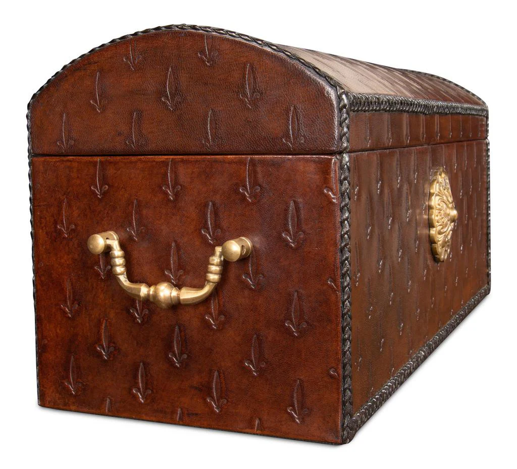 Baron's Red Leather Box - Image 7