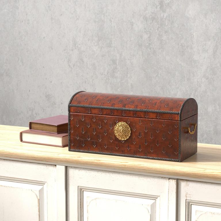 Baron's Red Leather Box - Image 9