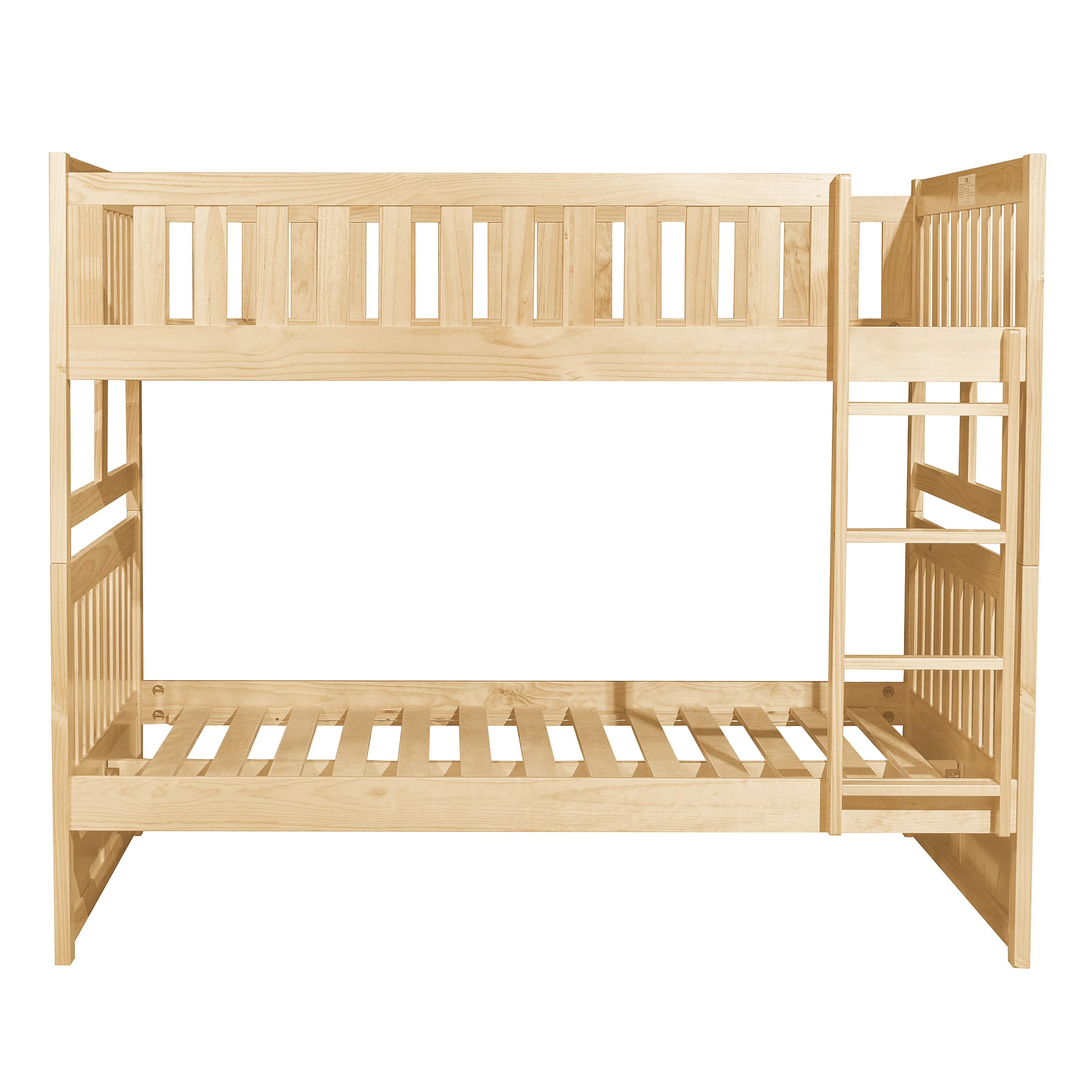 Bartly Natural Pine Full / Full Bunk BED - Image 3