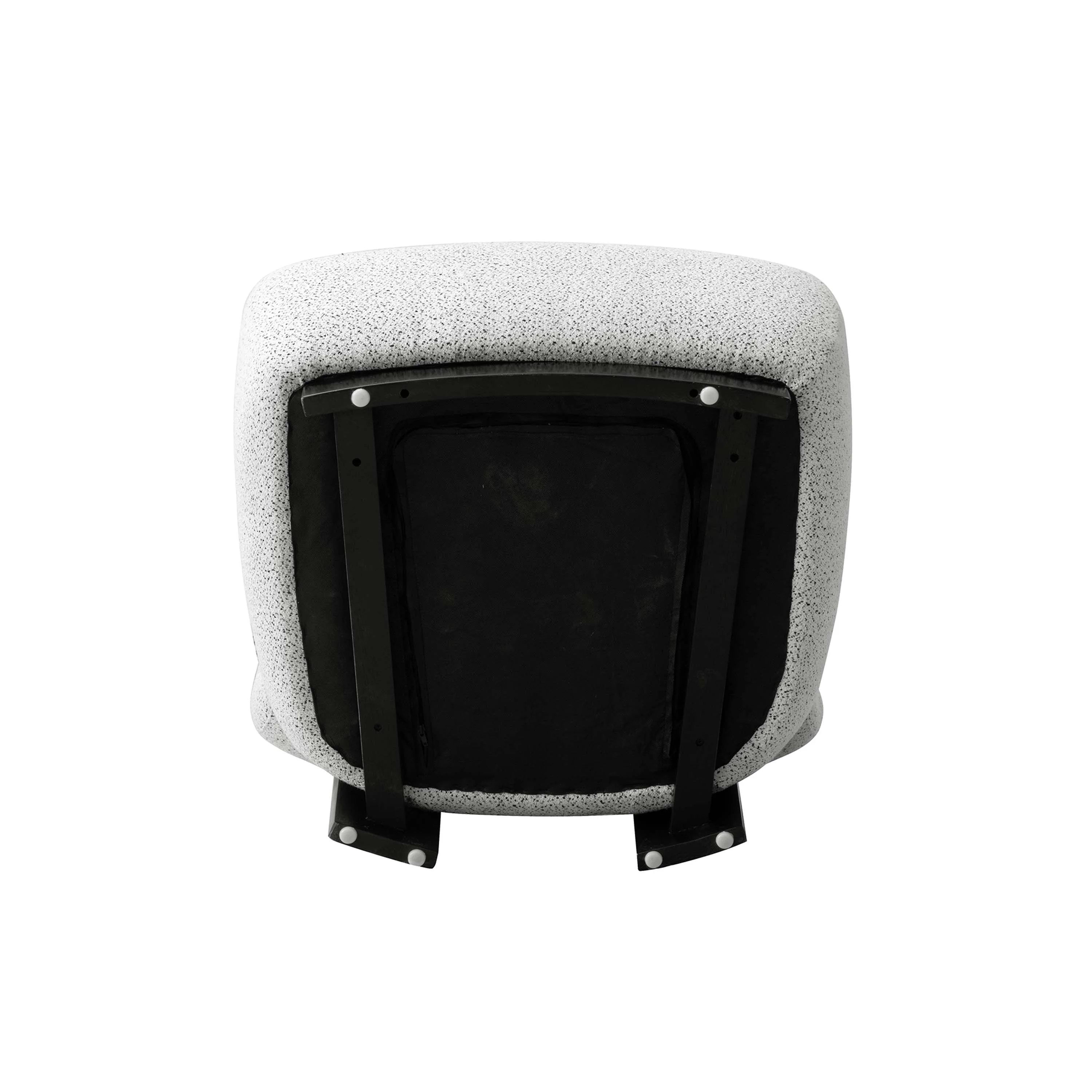 Bartow Accent Chair in Ivory and Black (Set of 2) - Image 10