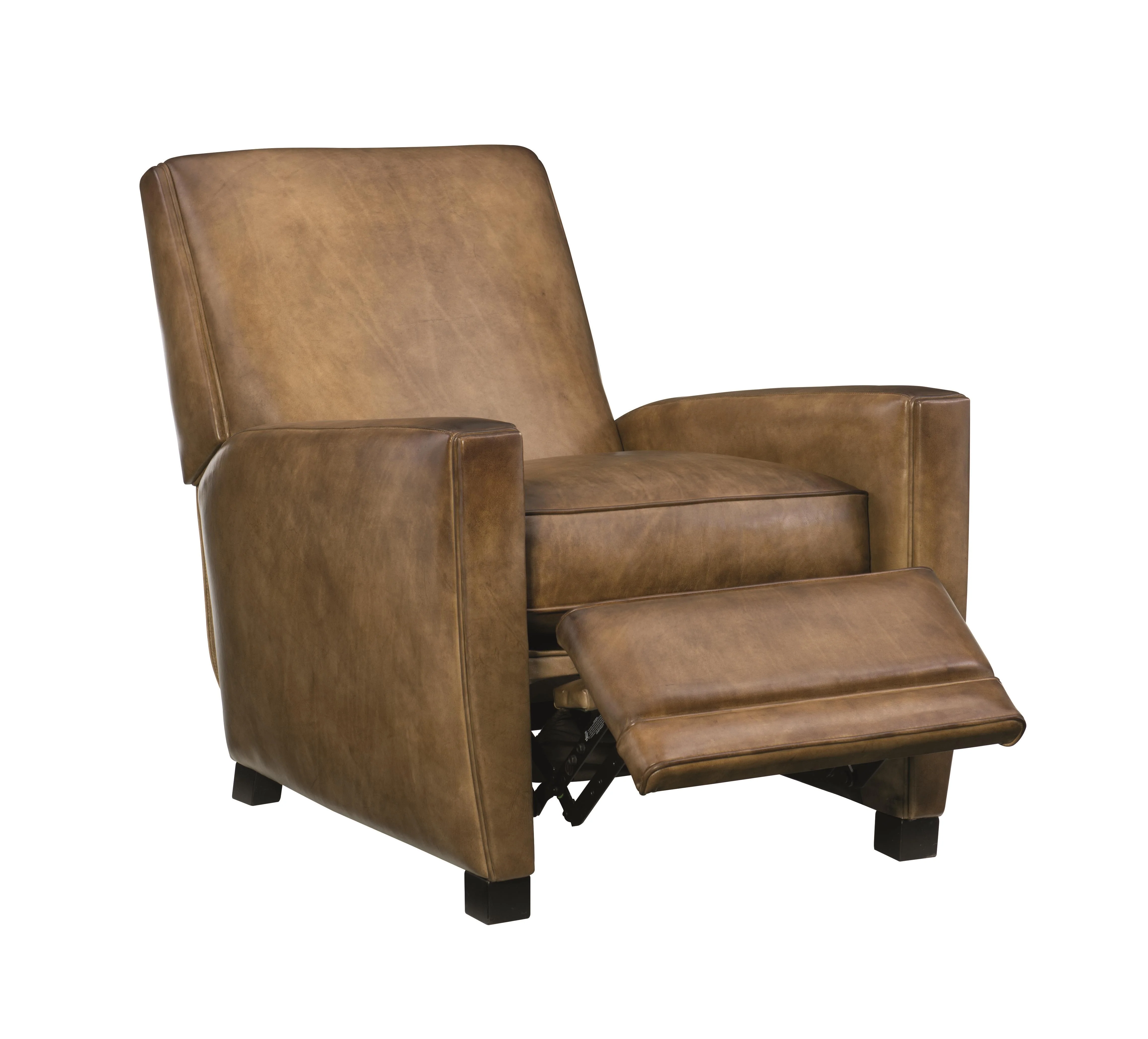 Bastille Brown Leather Recliner - Image 2