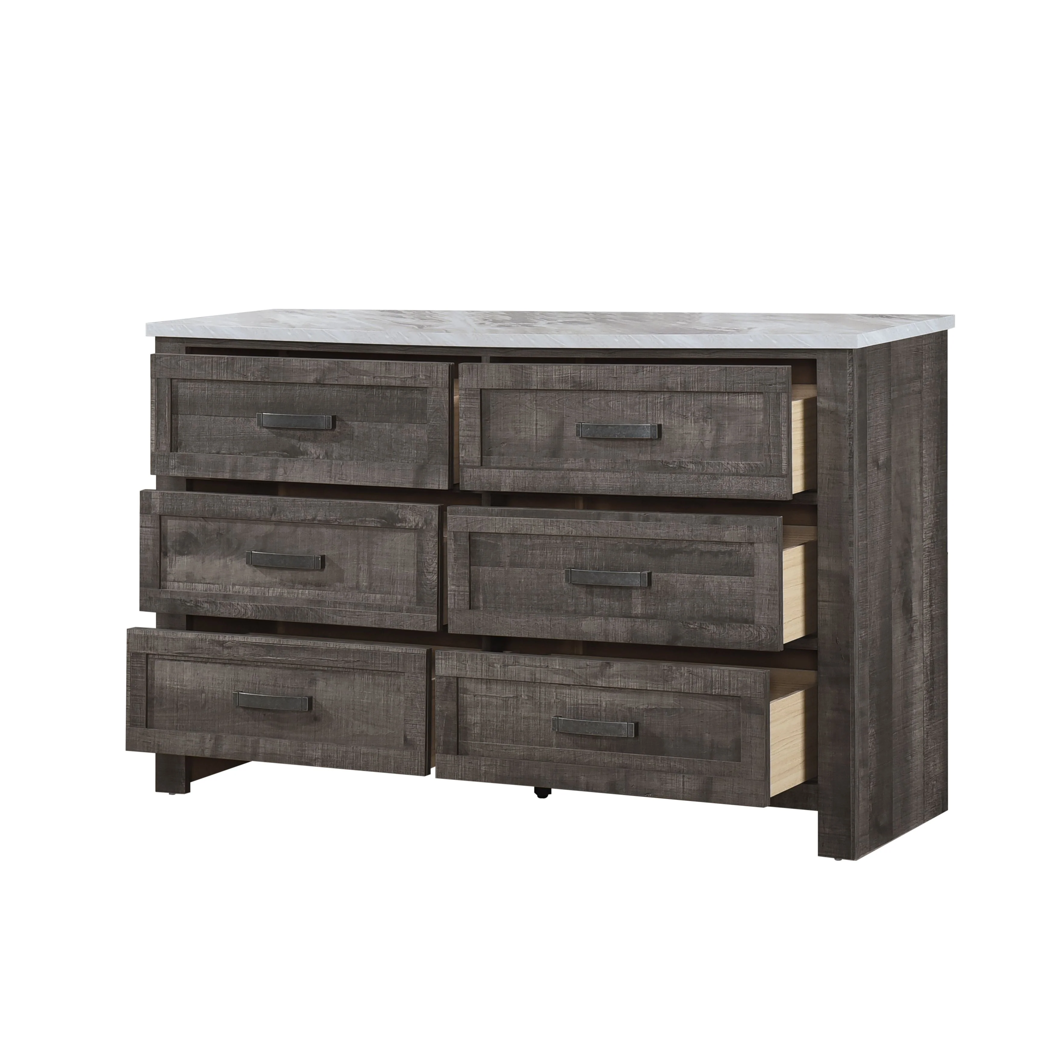Bath Antique Grey/White Dresser - Image 3