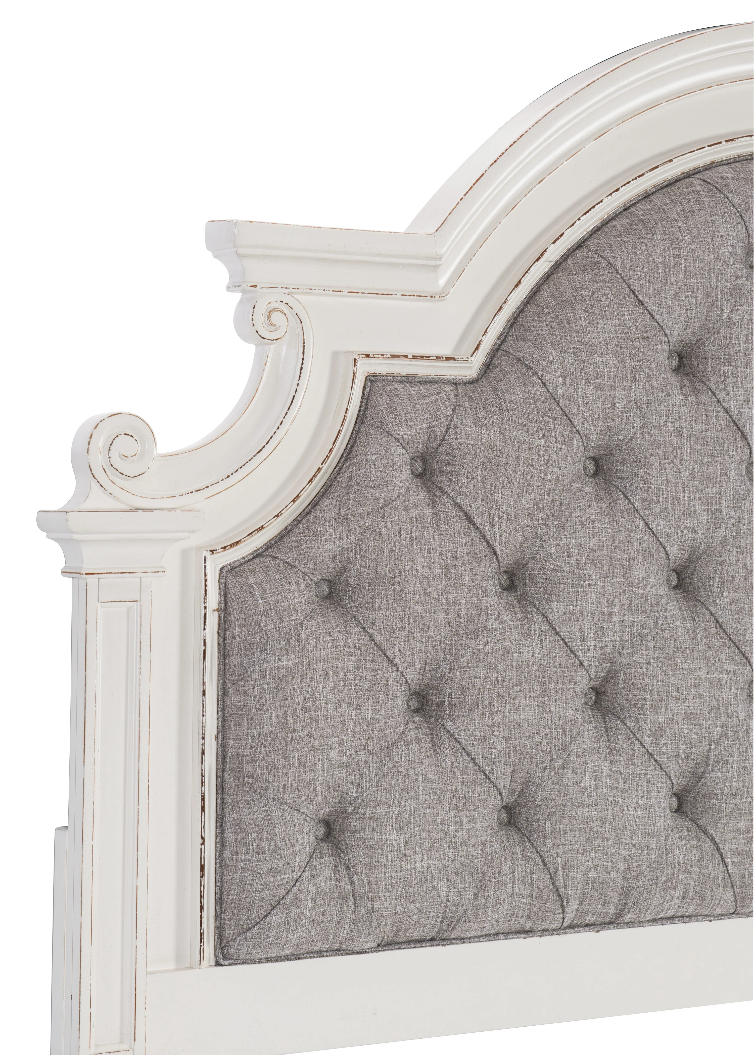 Baylesford Antique White / Brown-Gray 4-piece Queen Bedroom Set - Image 3