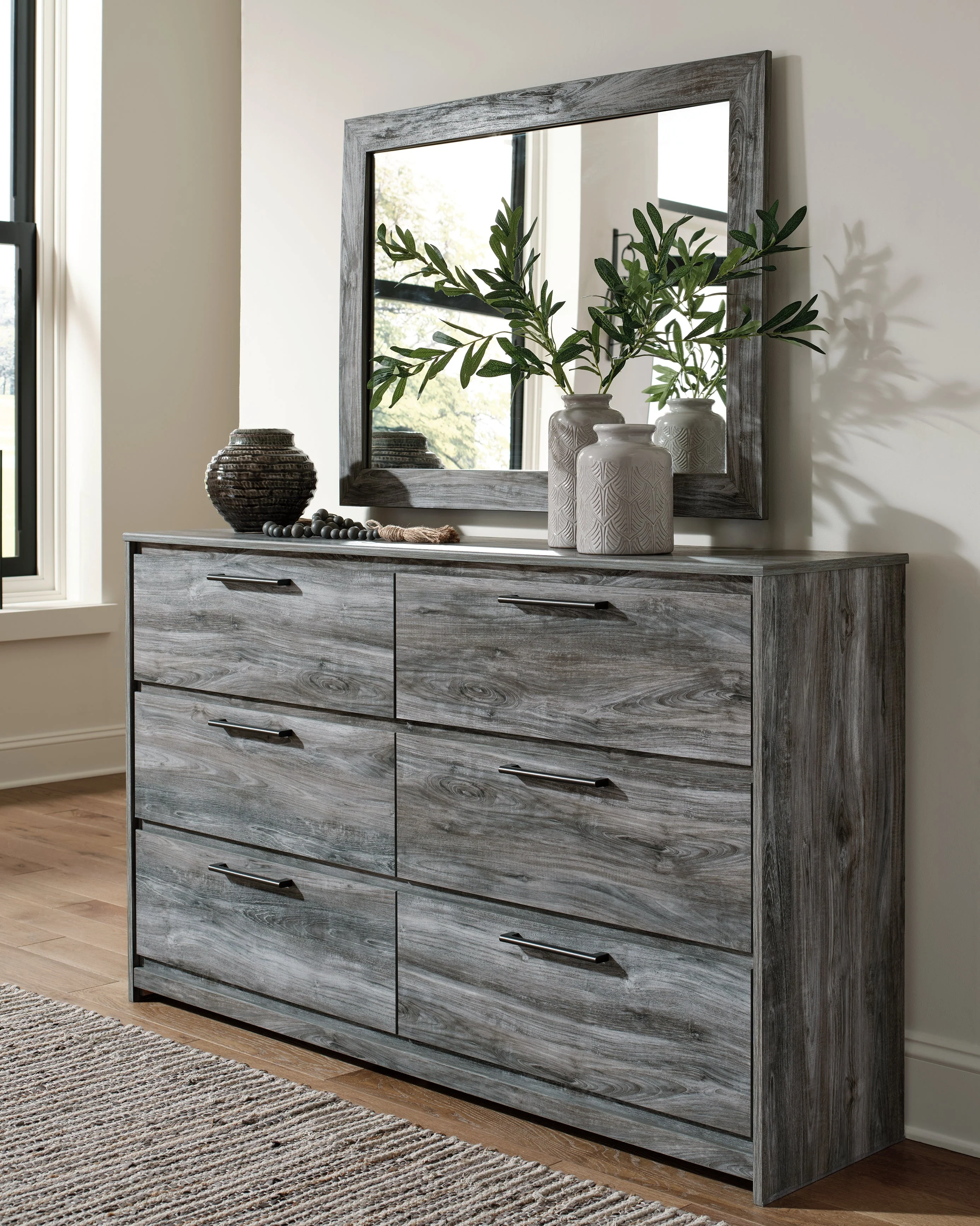 Baystorm Gray Full Panel Bedroom Set with Dresser, Mirror and Chest (Online Special Price) - Image 8