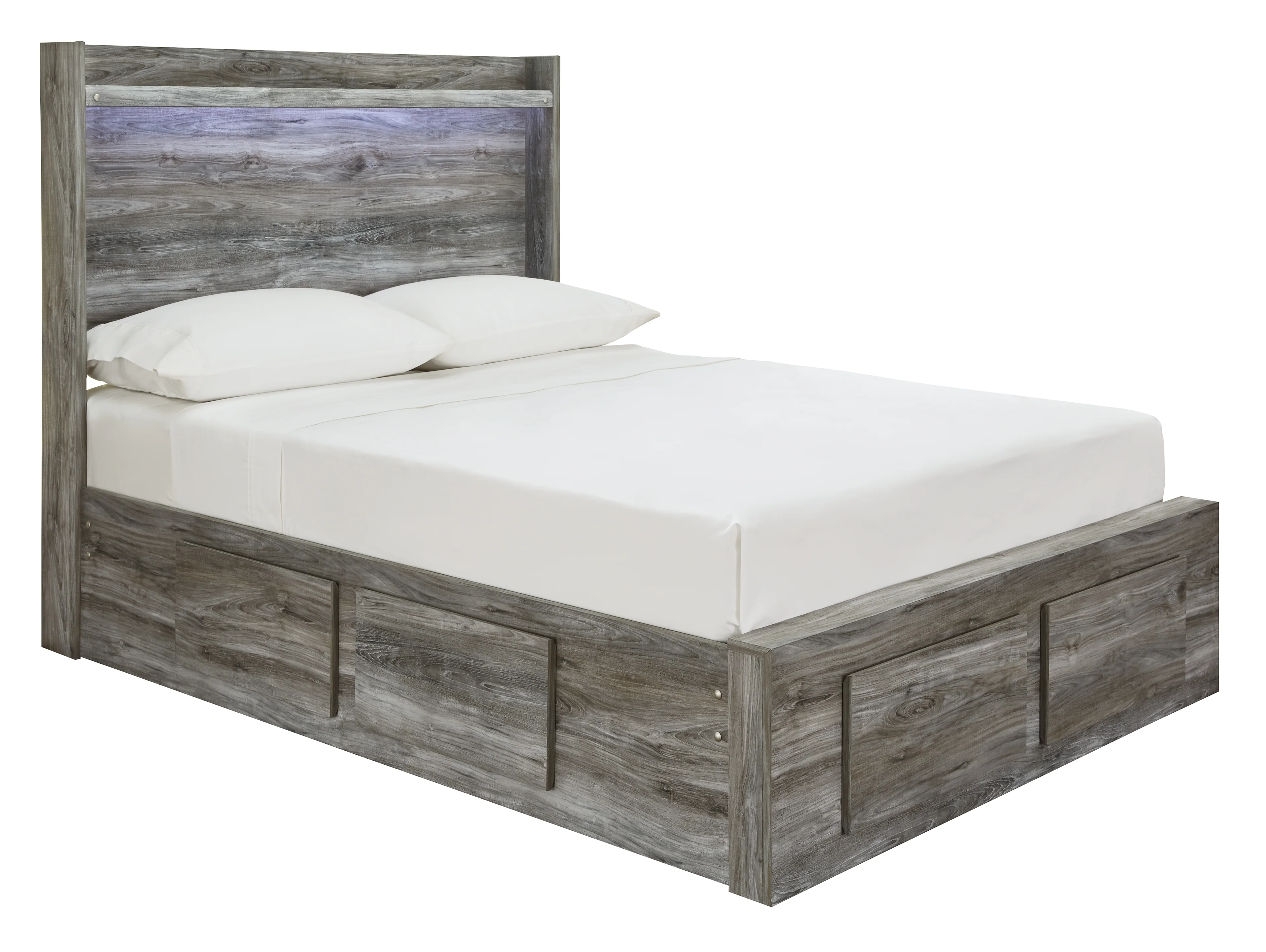 Baystorm Gray Full Panel Storage Bedroom Set with Nightstand - Image 3