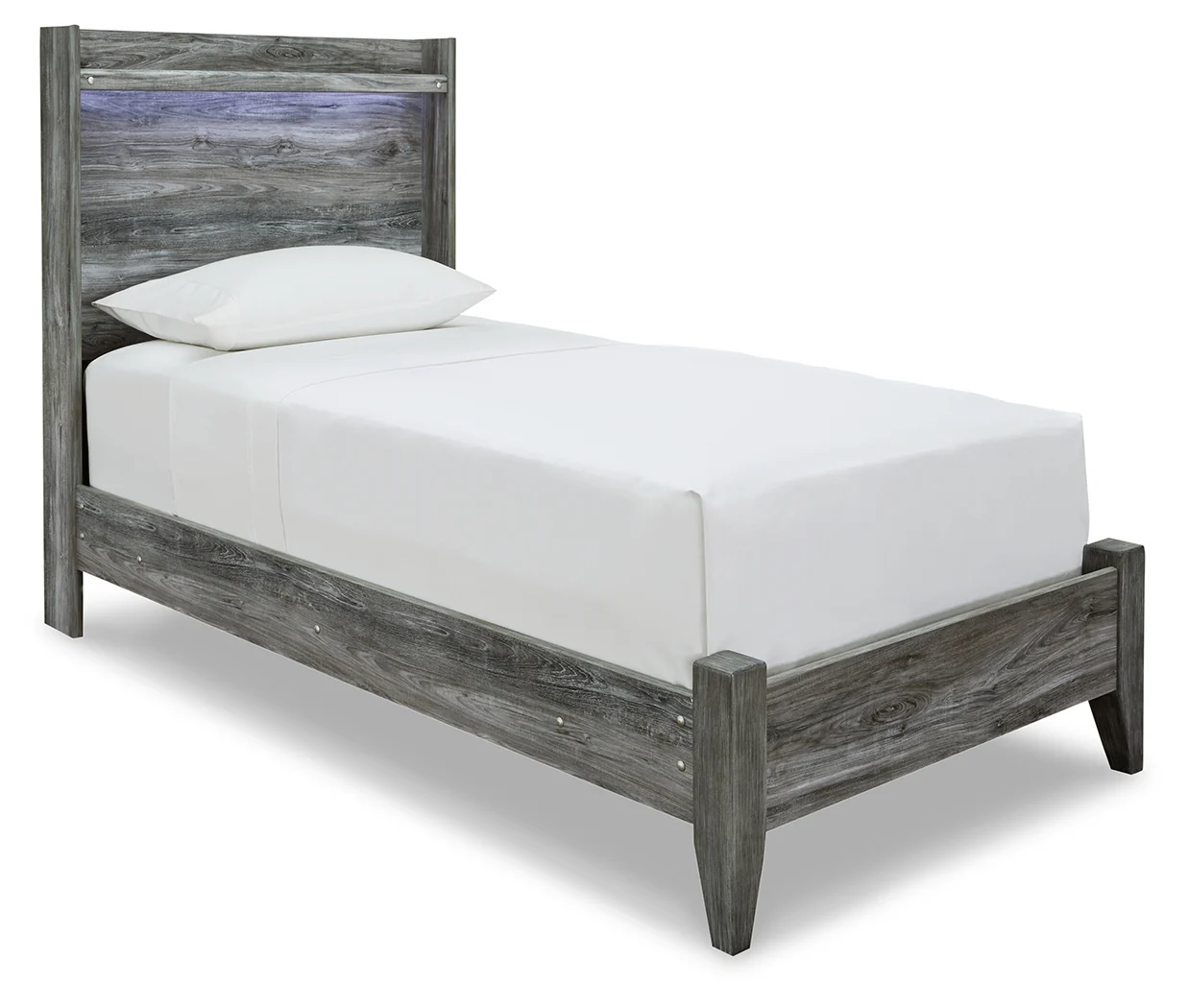 Baystorm Gray Twin Panel Bed and 2 Nightstands (Online Special Price) - Image 2