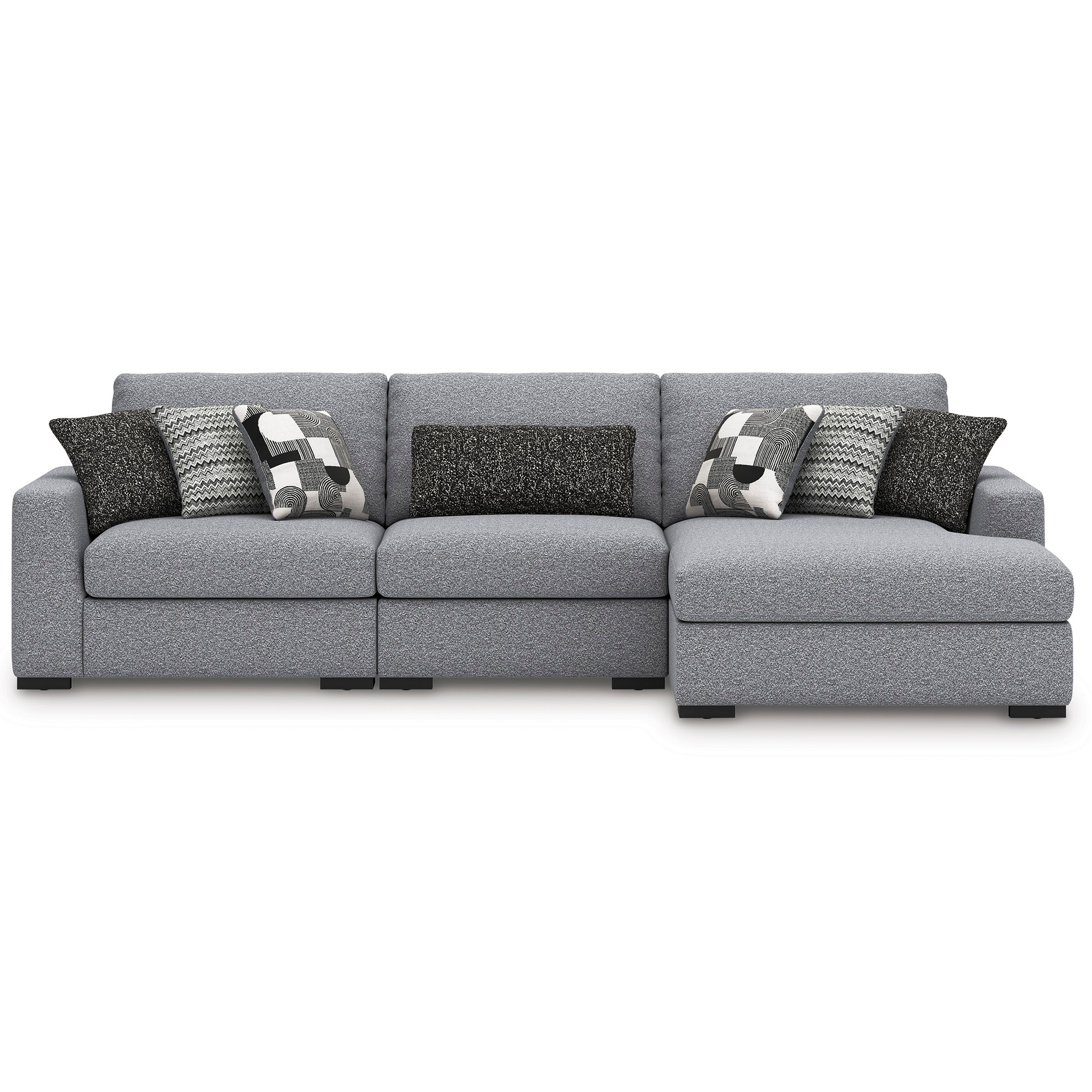 Bealton Salt and Pepper 3-Piece Sectional with Chaise - Image 2