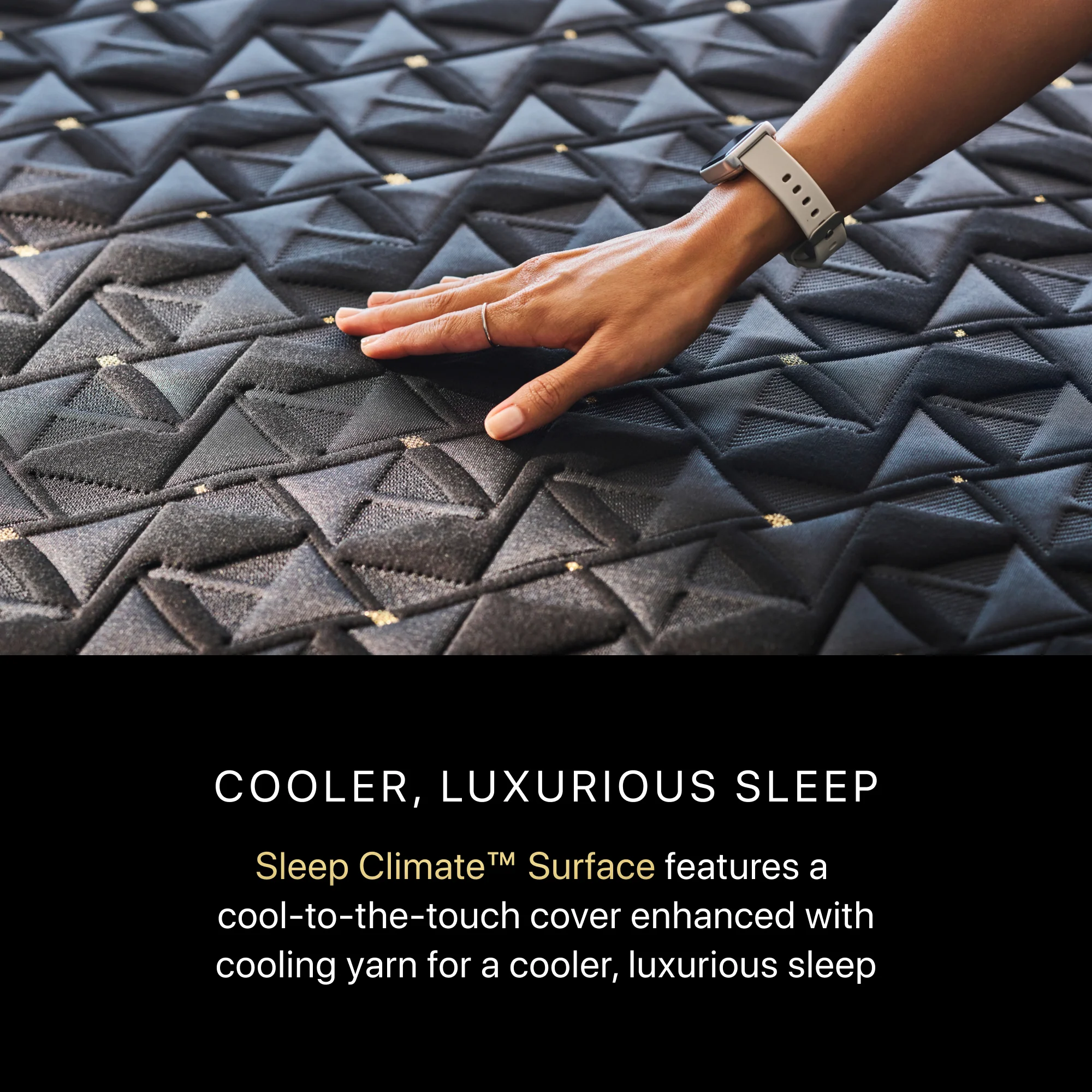 Beautyrest BlackĀ® Series Four 16" Black Hybrid Queen Plush Apex Top Mattress - Image 9