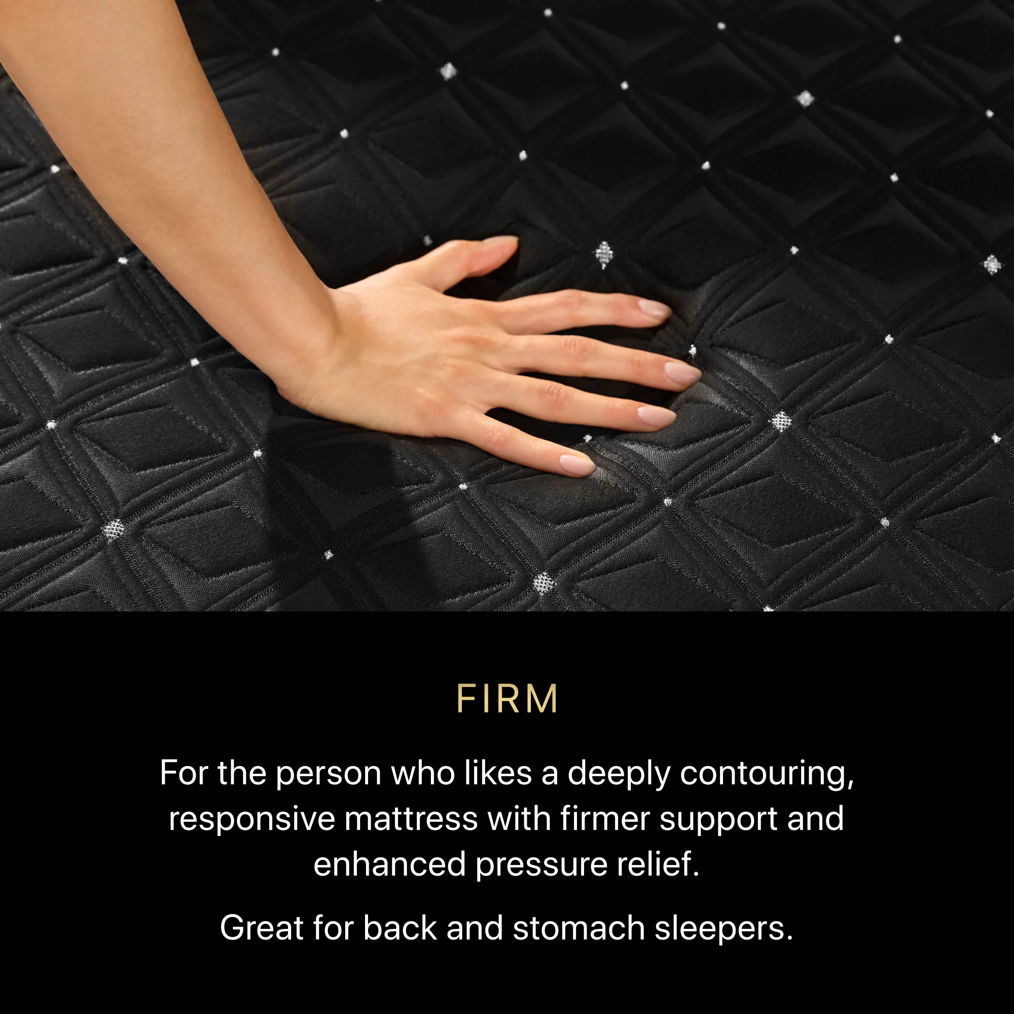 Beautyrest Black® Series Three 14.5" Black Hybrid King Firm Mattress - Image 3