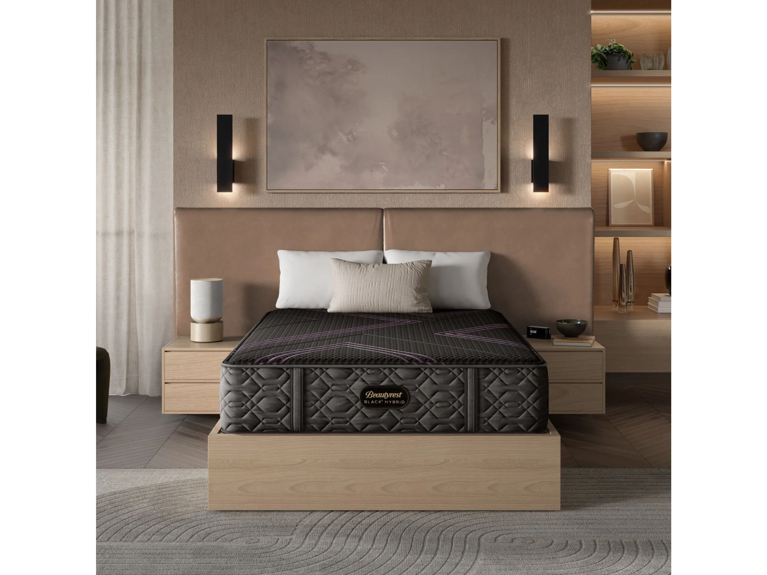 Beautyrest Black® Series Two 13.5" Black Hybrid Queen Firm Mattress