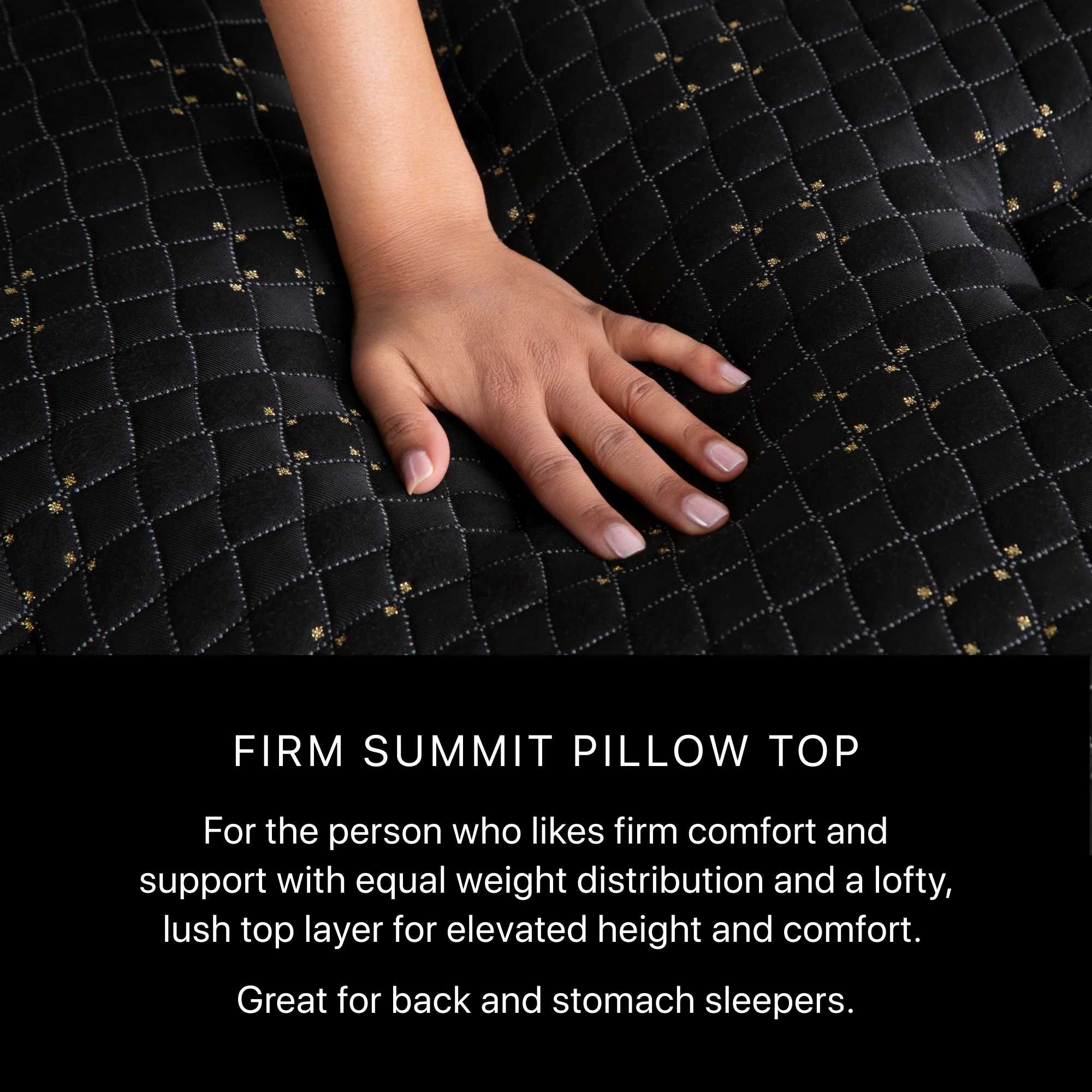 Beautyrest Black Series Four 17.5" Black Innerspring Cal King Split Firm Pillow Top Mattress - Image 3