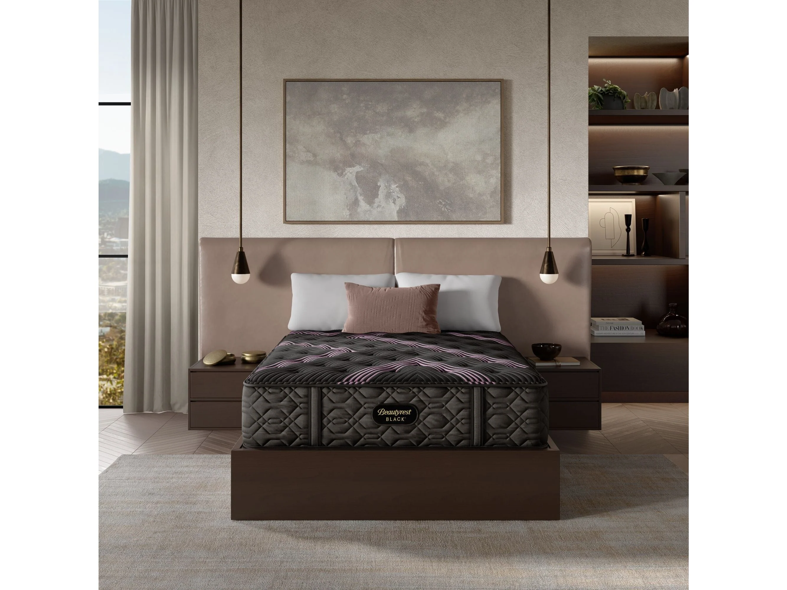 Beautyrest Black Series Two 15.5" Black Innerspring Full Medium Mattress