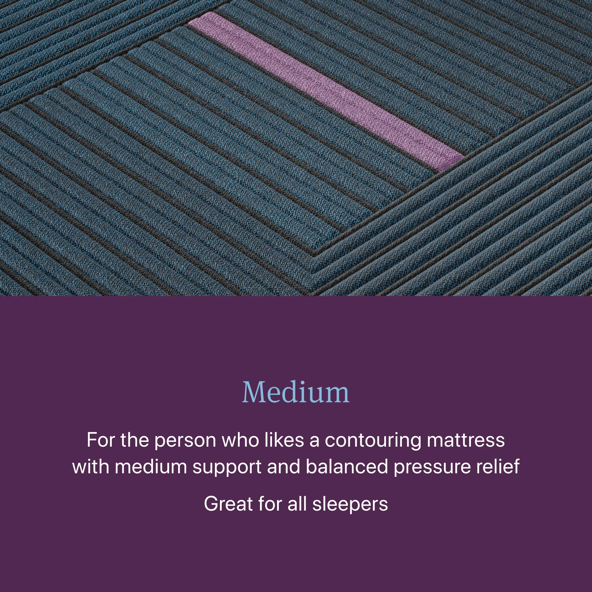 Beautyrest World Class Level Three Gray/Dark Blue Hybrid Queen Medium Mattress - Image 4