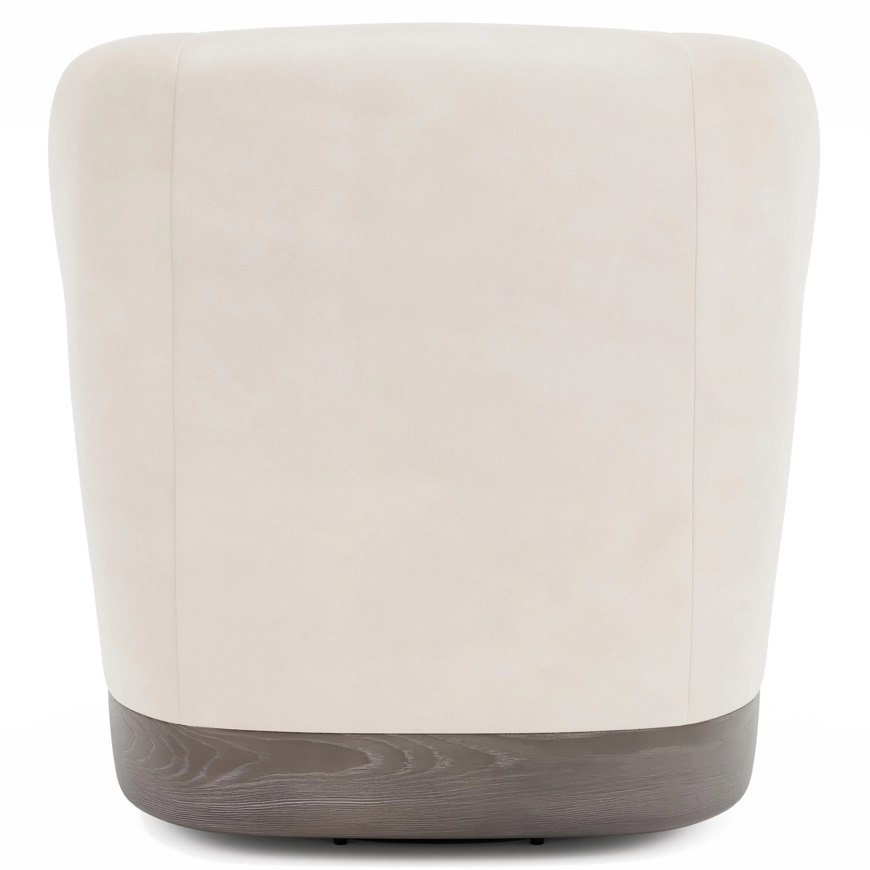 Beck Tadon Cerused/White/Cream Leather Swivel Chair - Image 4