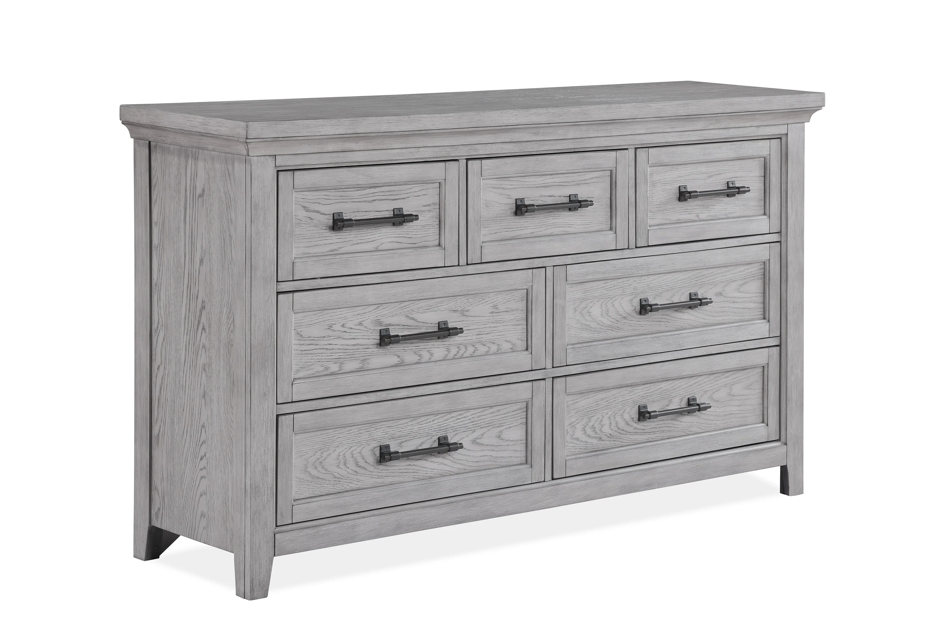 Beckett Rustic Gray Footboard Bench Panel Bedroom Set - Image 11