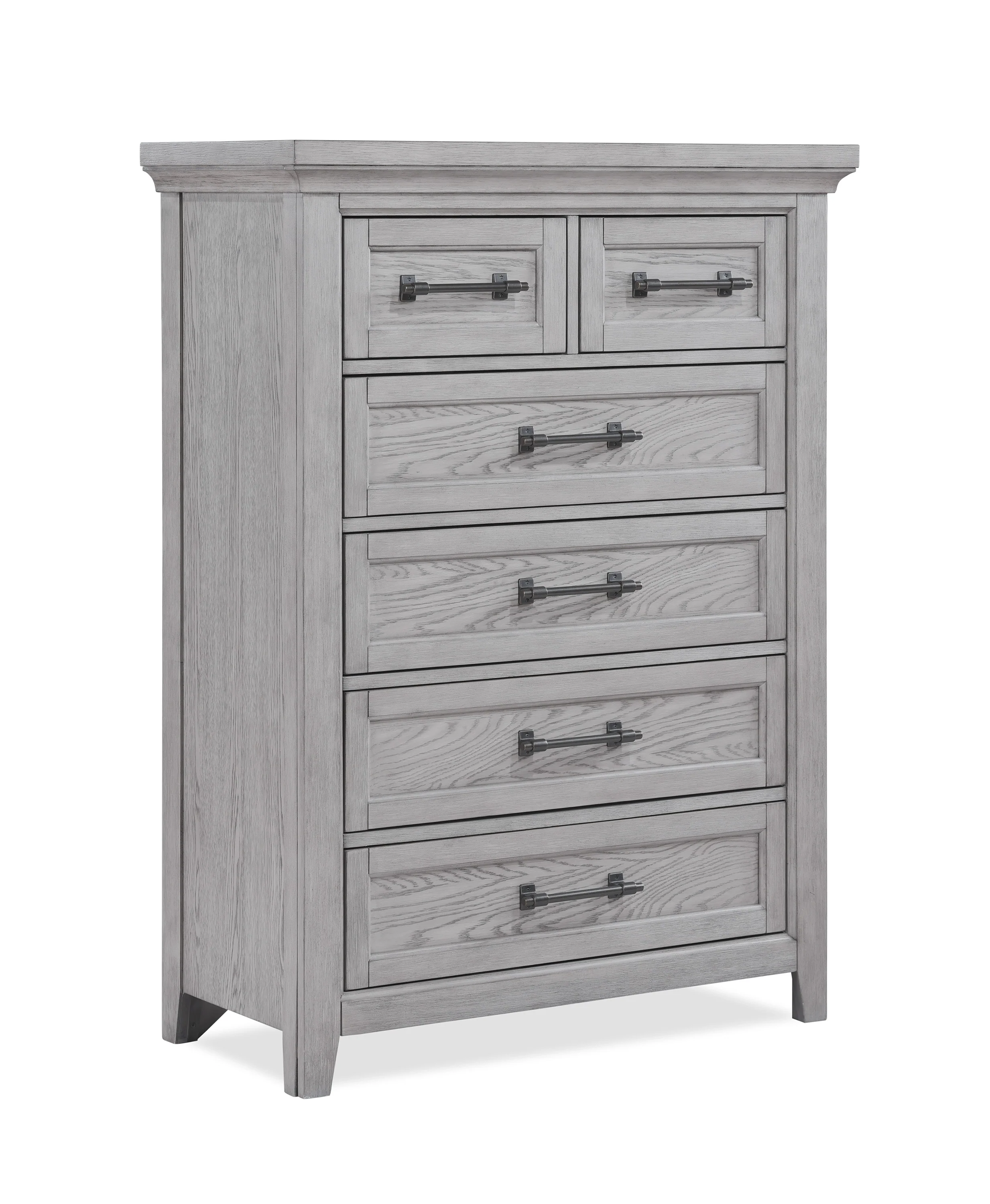 Beckett Rustic Gray Footboard Bench Panel Bedroom Set - Image 9