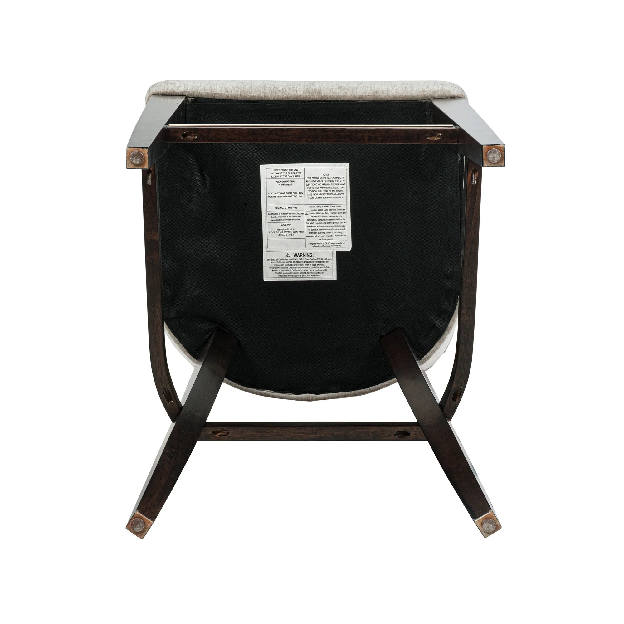 Beever Barstool in Taupe (set of 2) - Image 10
