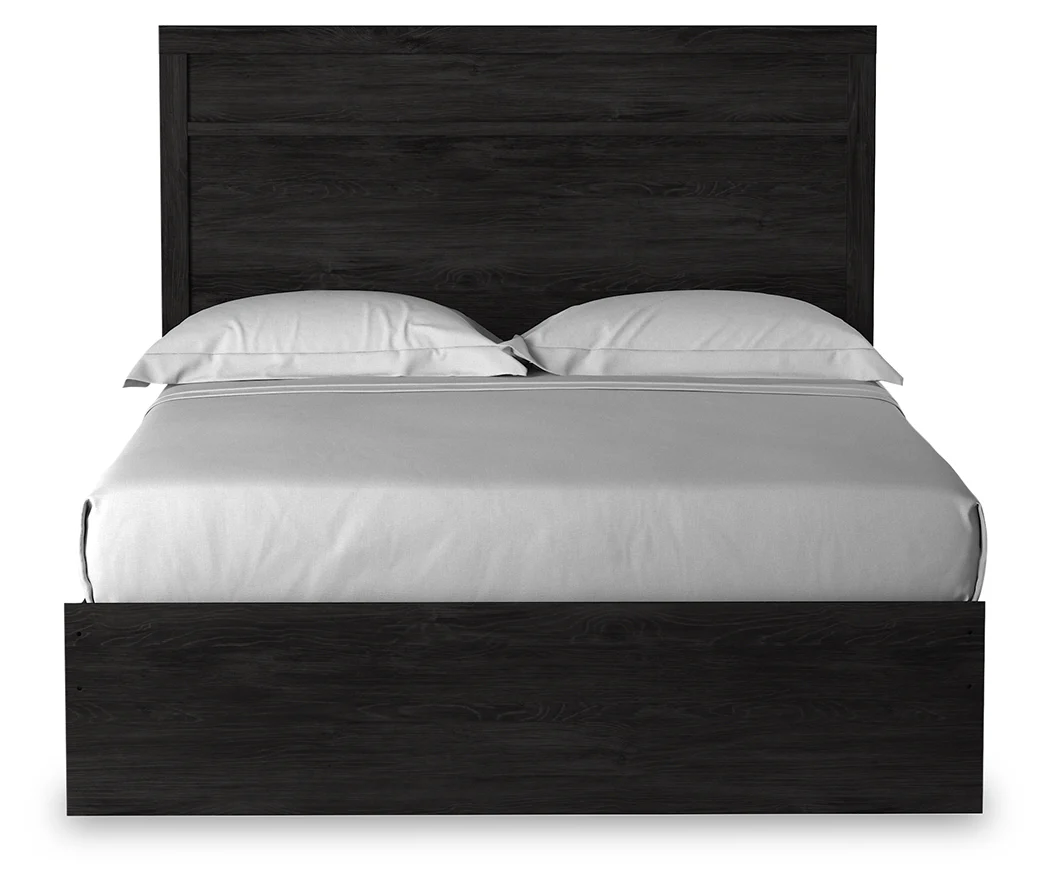 Belachime Charcoal Queen Panel Bed, Dresser, Mirror, and Nightstand - Image 4