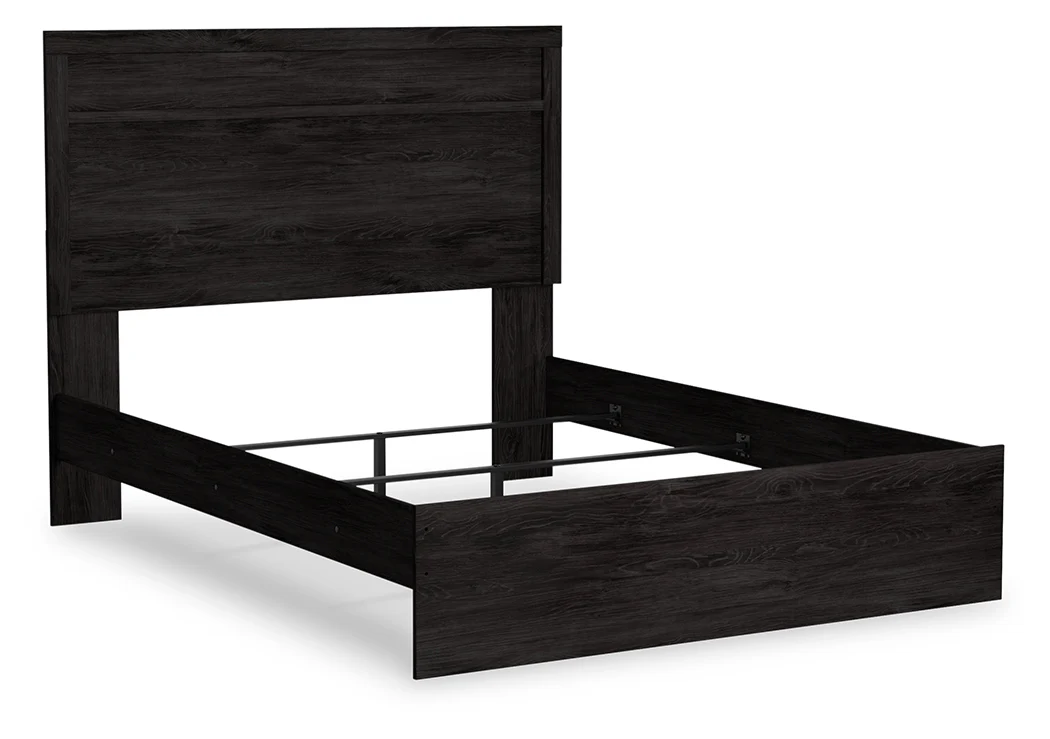 Belachime Charcoal Queen Panel Bed, Dresser, Mirror, and Nightstand - Image 7