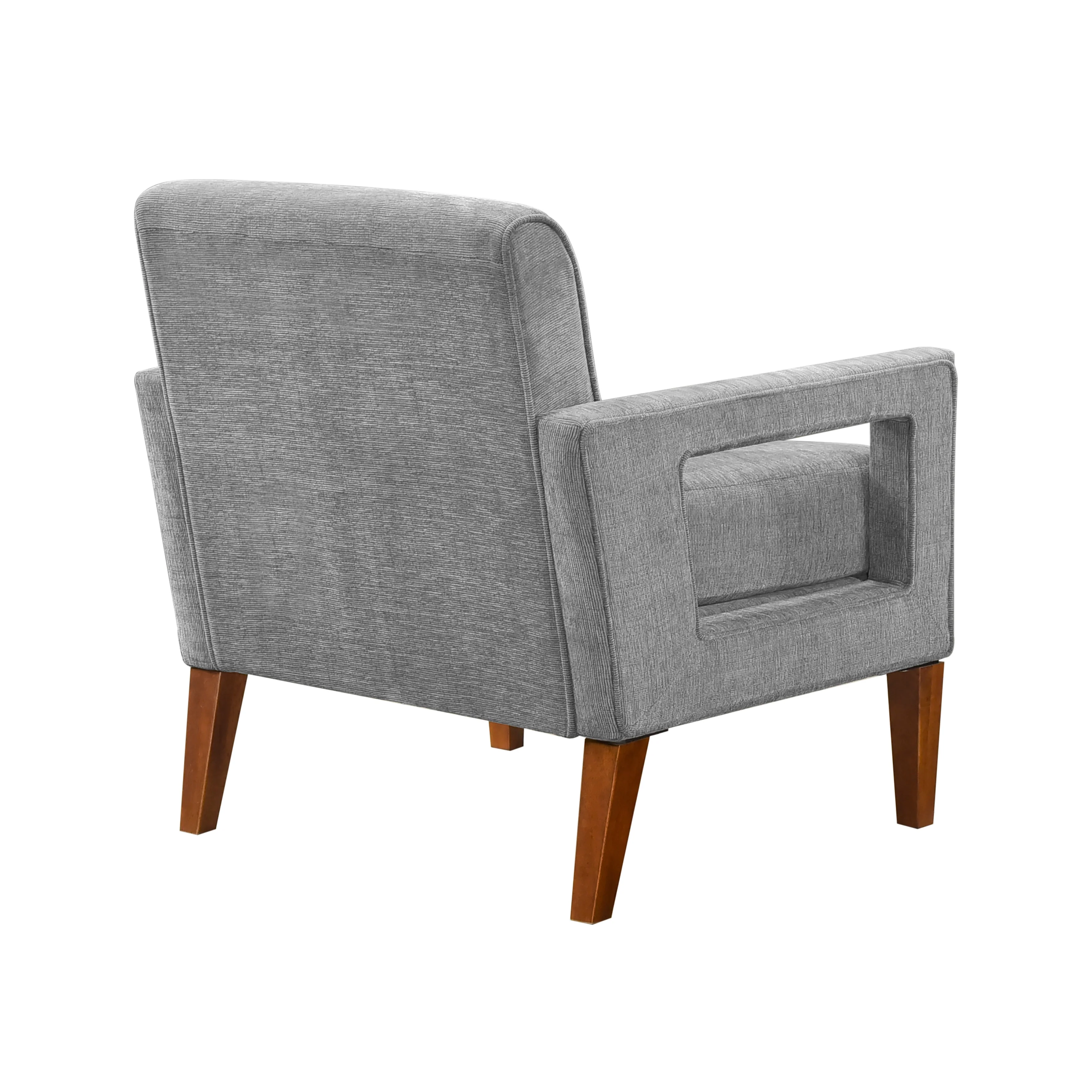 Belfort Gray Accent Chair - Image 4