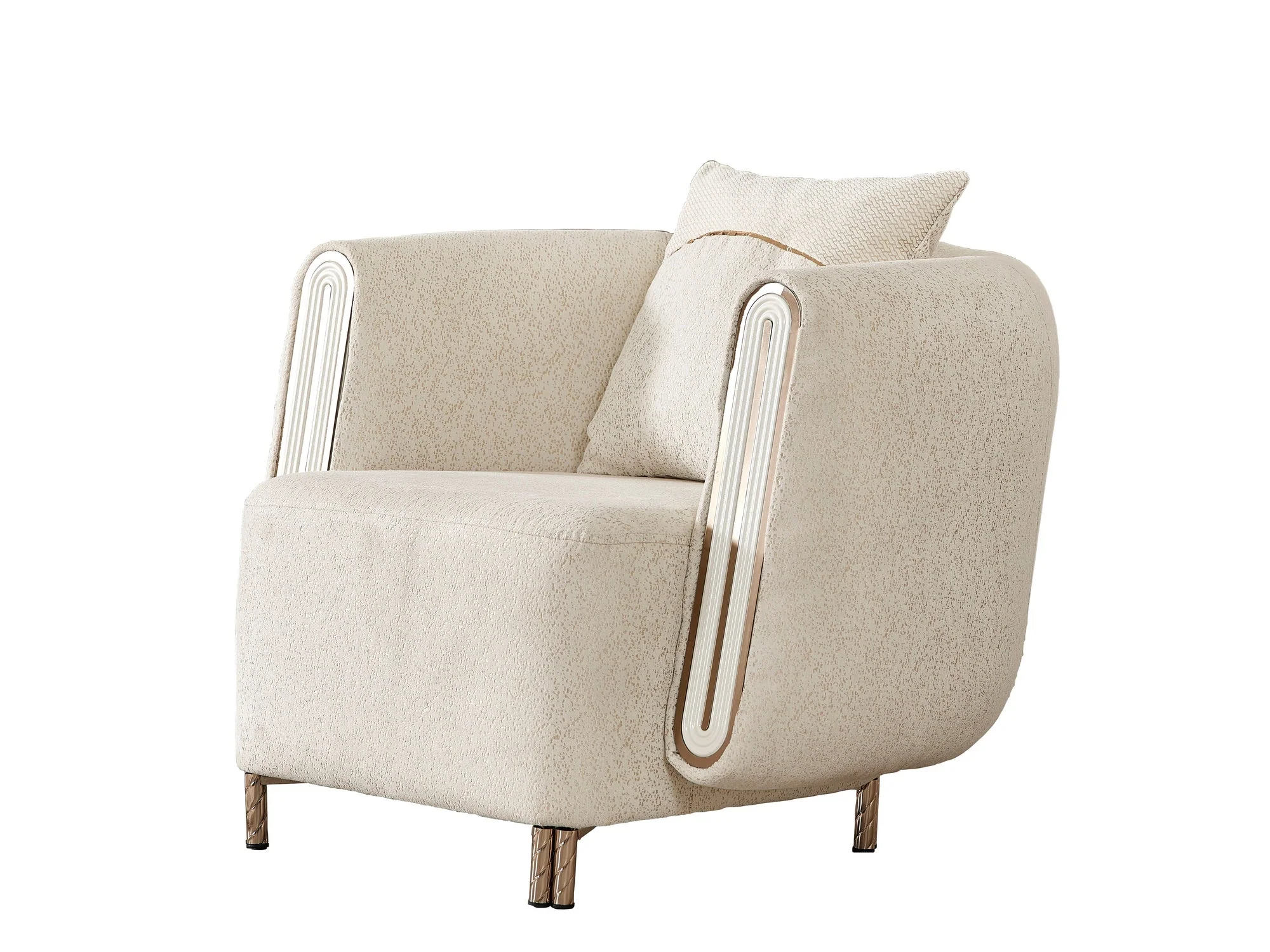 Bella Cream Chair - Image 2