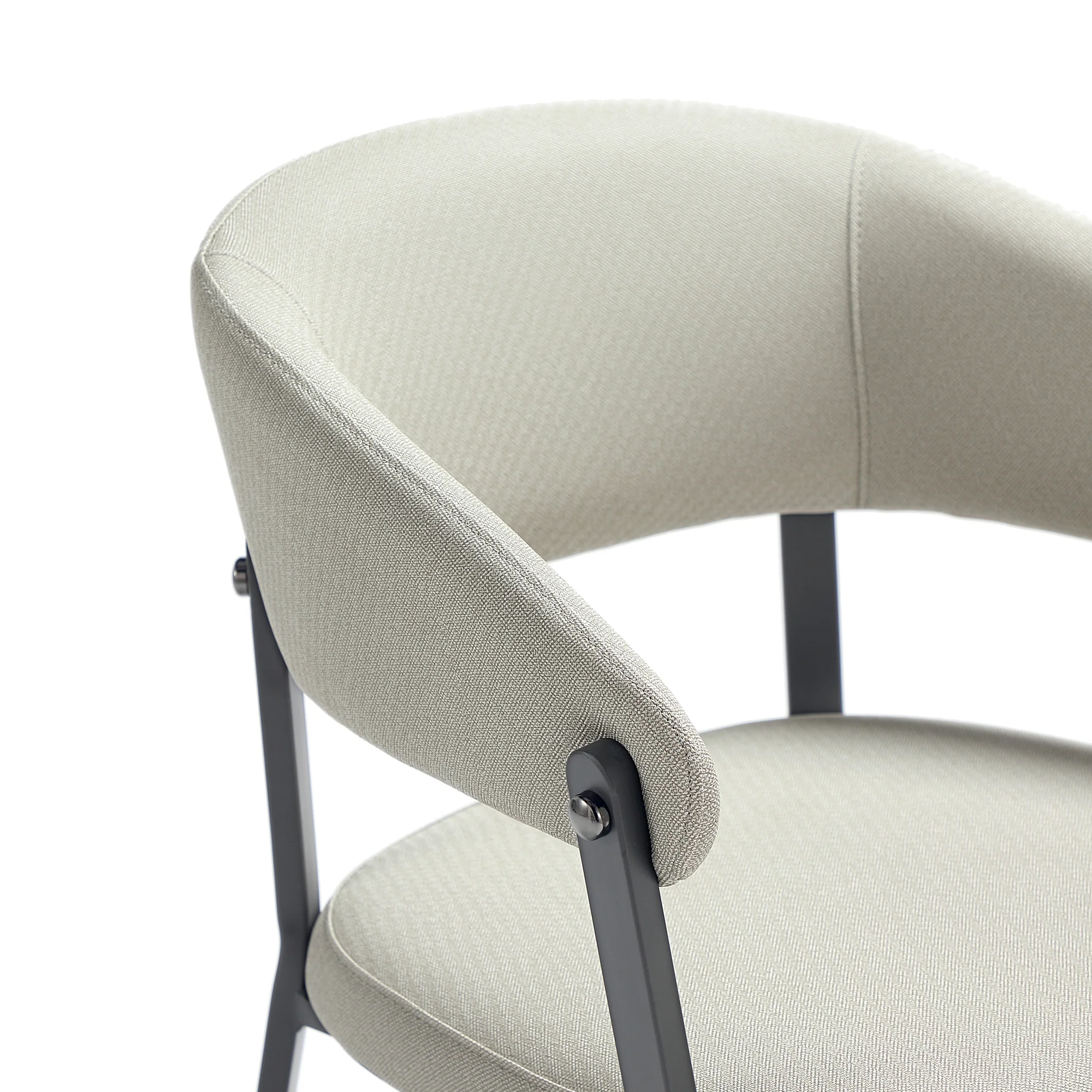 Belle Dining Chair in Oatmeal (set of 2) - Image 5
