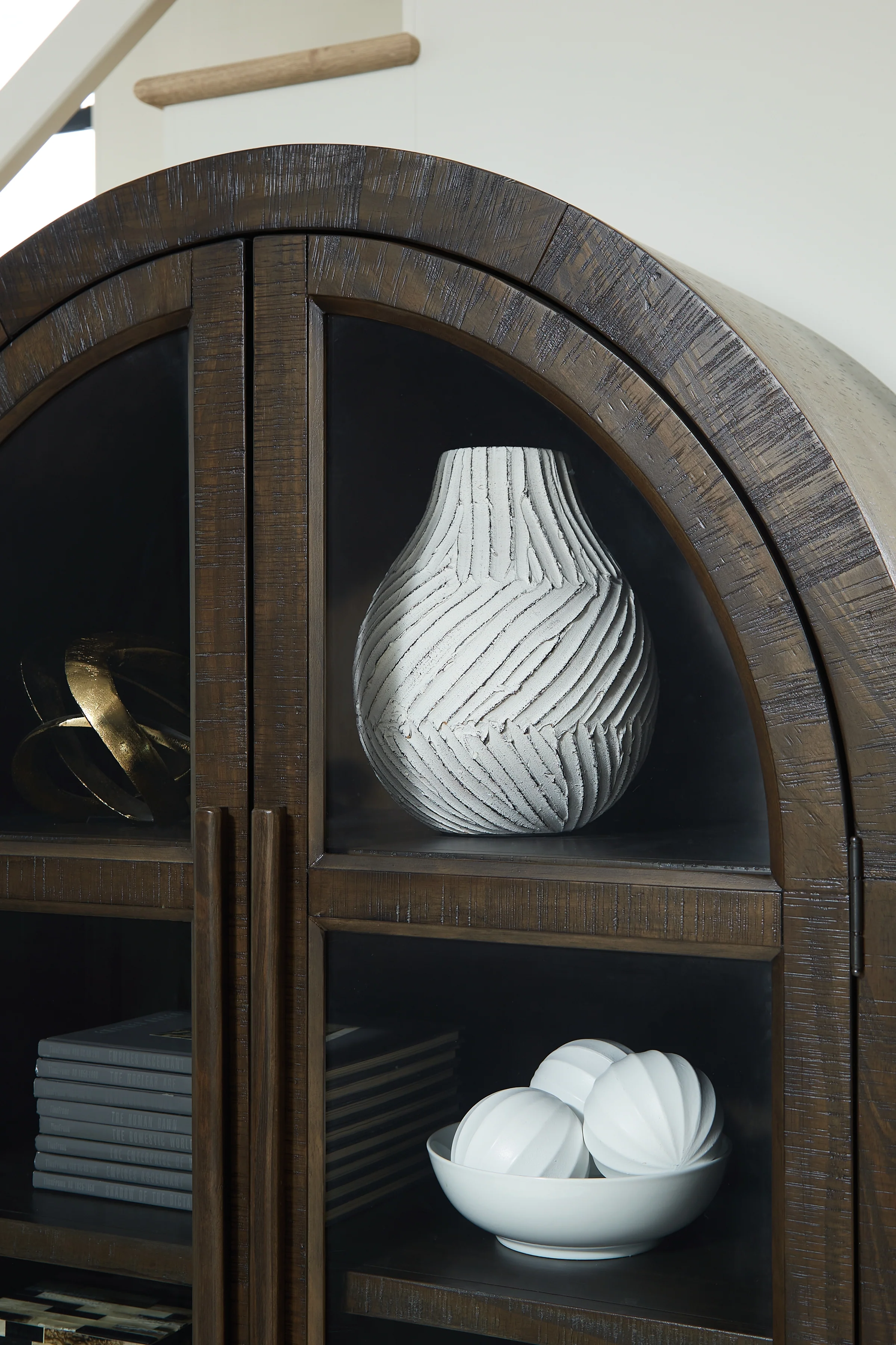 Benhall Dark Brown Accent Cabinet - Image 6