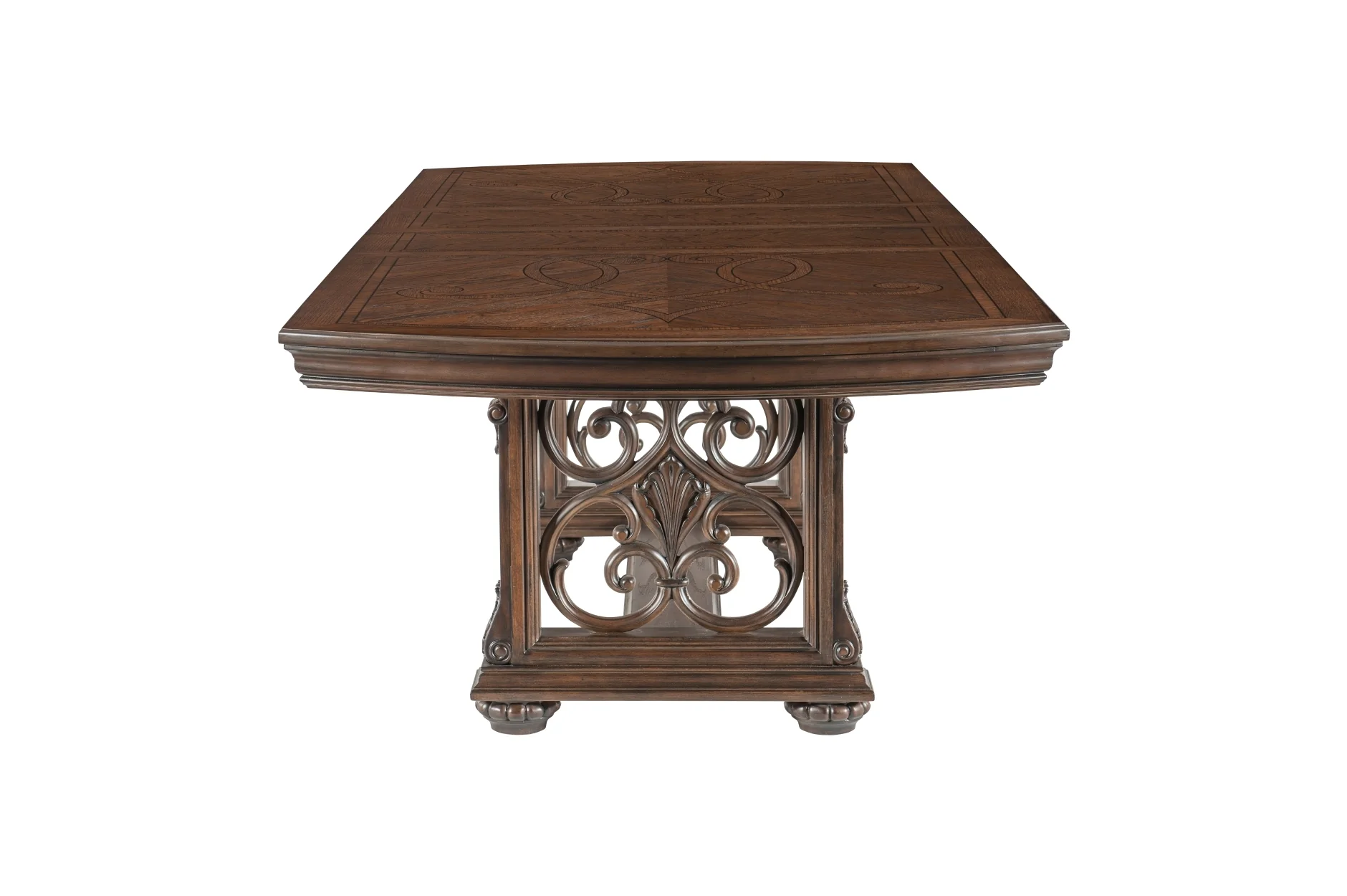 Bergen Dark Oak/Brown 7-Piece Dining Table Set - Image 4