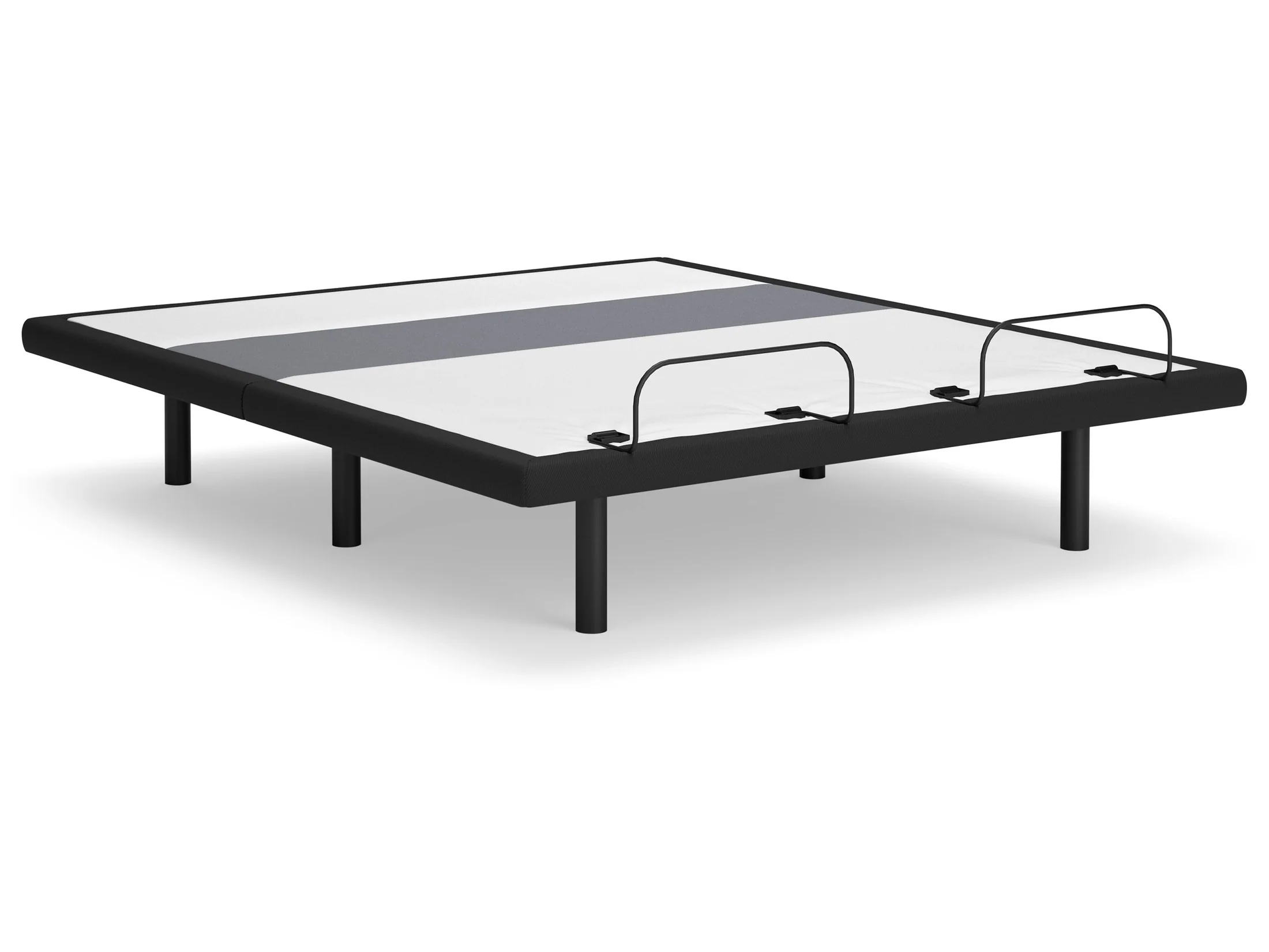Best Base with Lumbar and Audio Charcoal Gray Cal King Adjustable Base