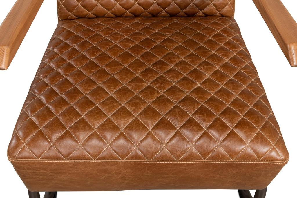 Beverly Hills Brown Chair Leather - Image 4
