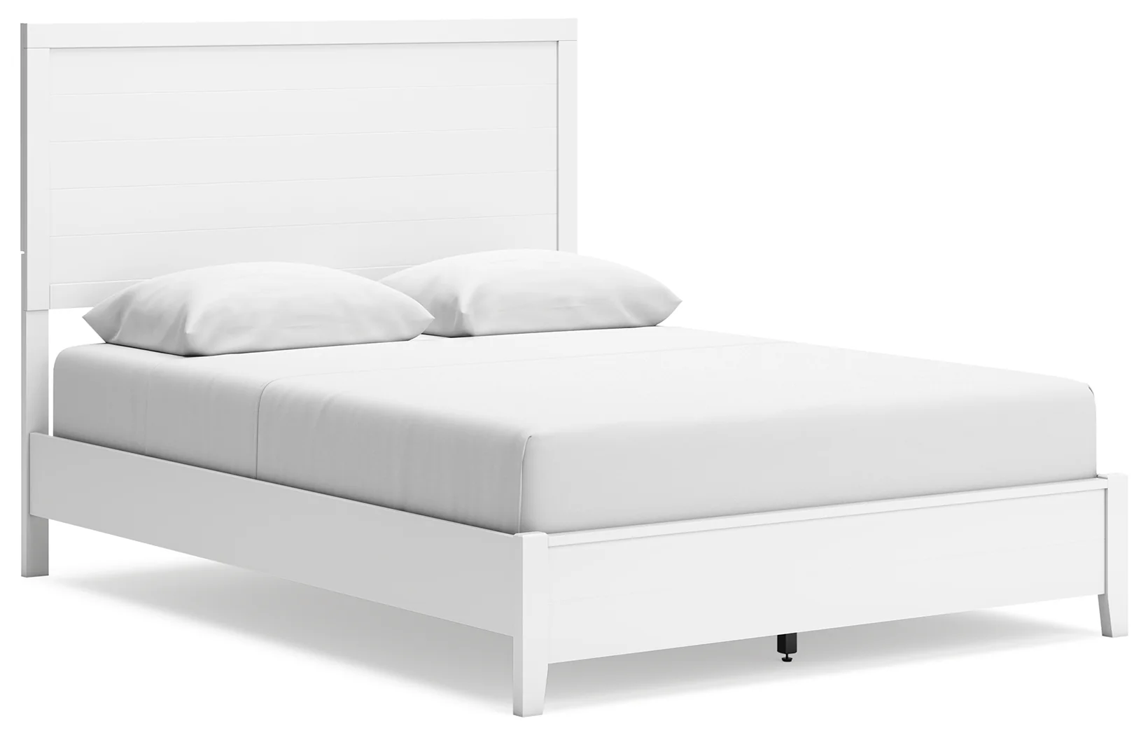 Binterglen White Queen Panel Bedroom Set with 2 Nightstands - Image 3