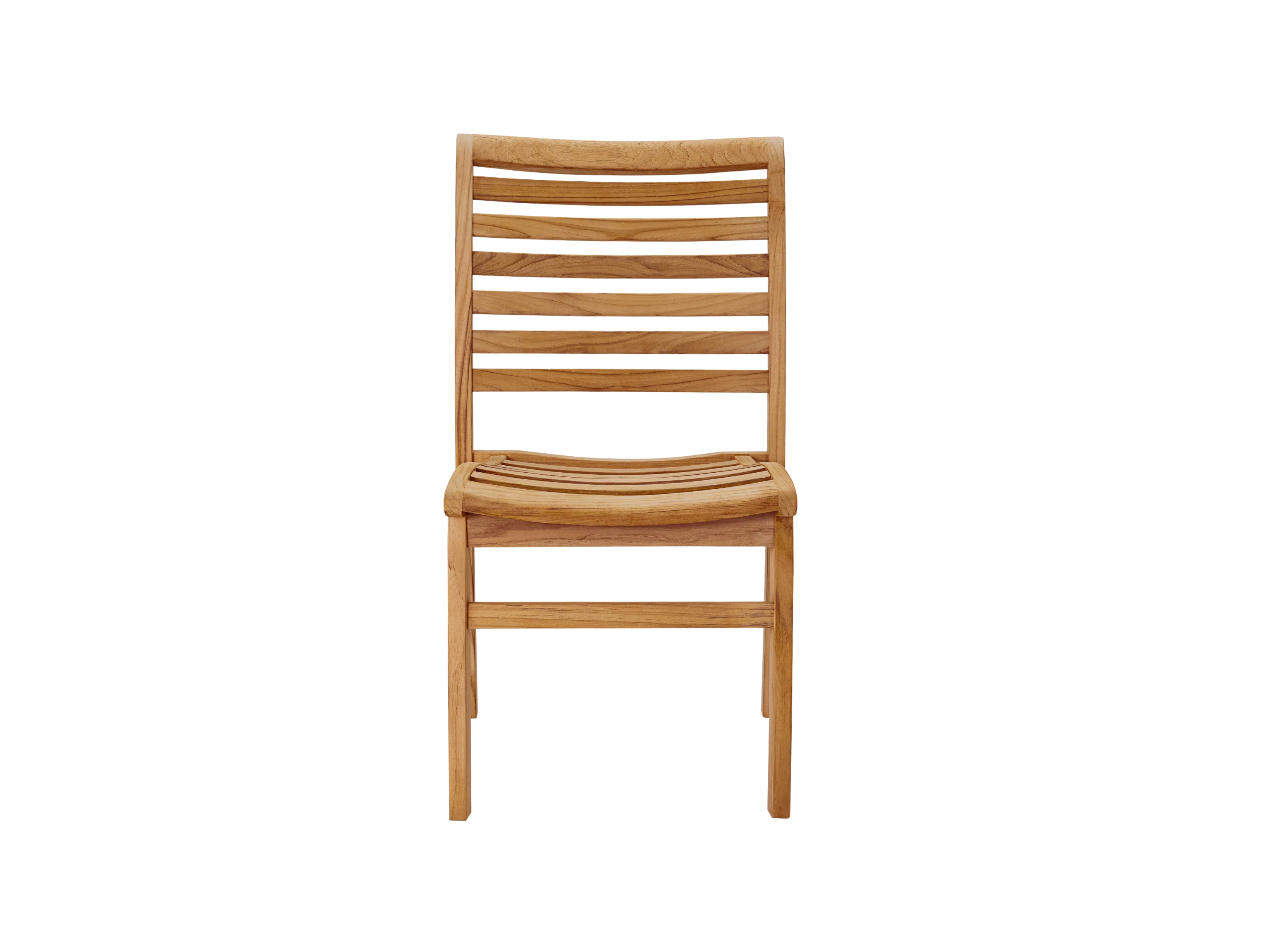 Birmingham Teak Outdoor Dining Stacking Chair (Set of 4) - Image 2