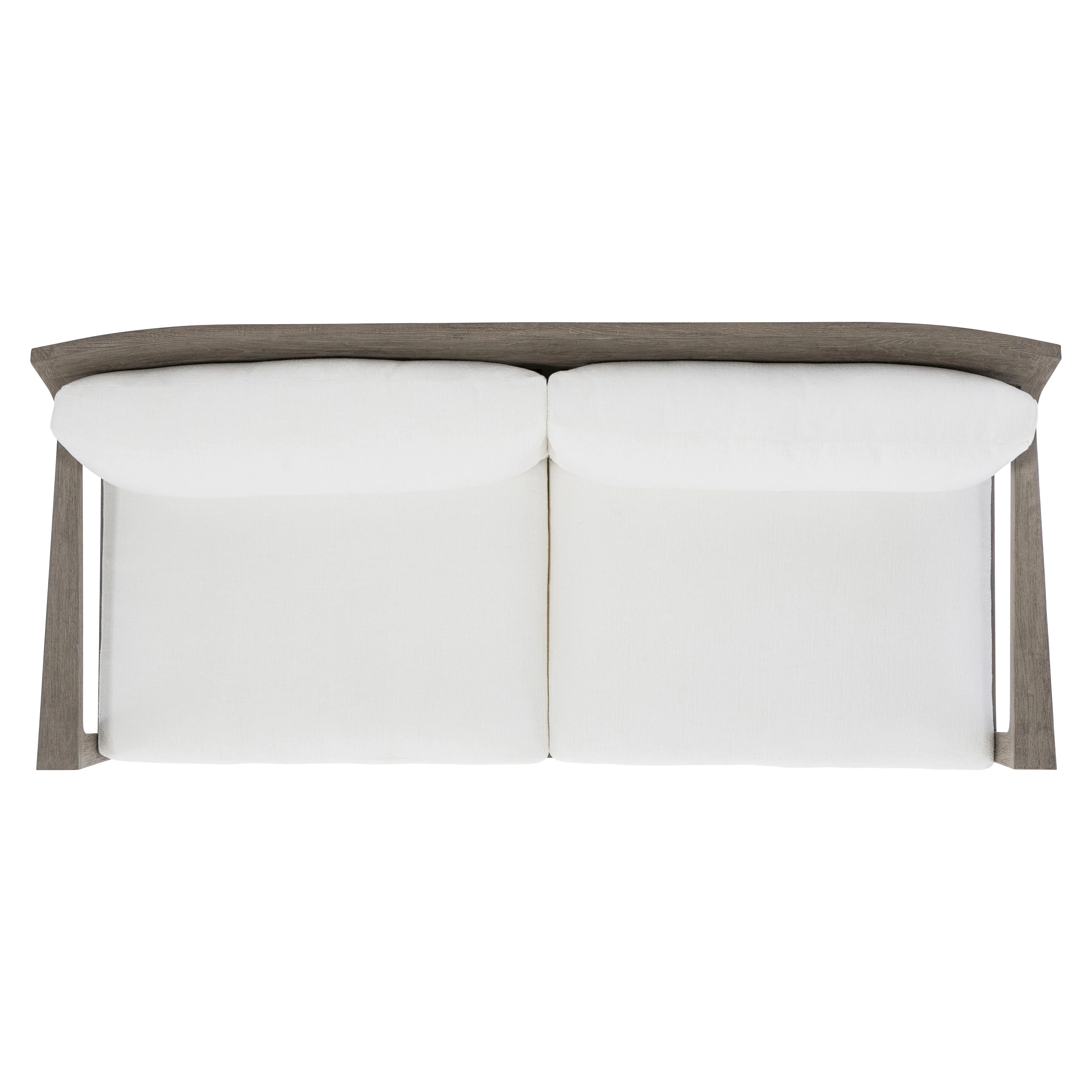 Ibiza Weathered Teak/Pebble/White/Cream Outdoor Sofa - Image 5