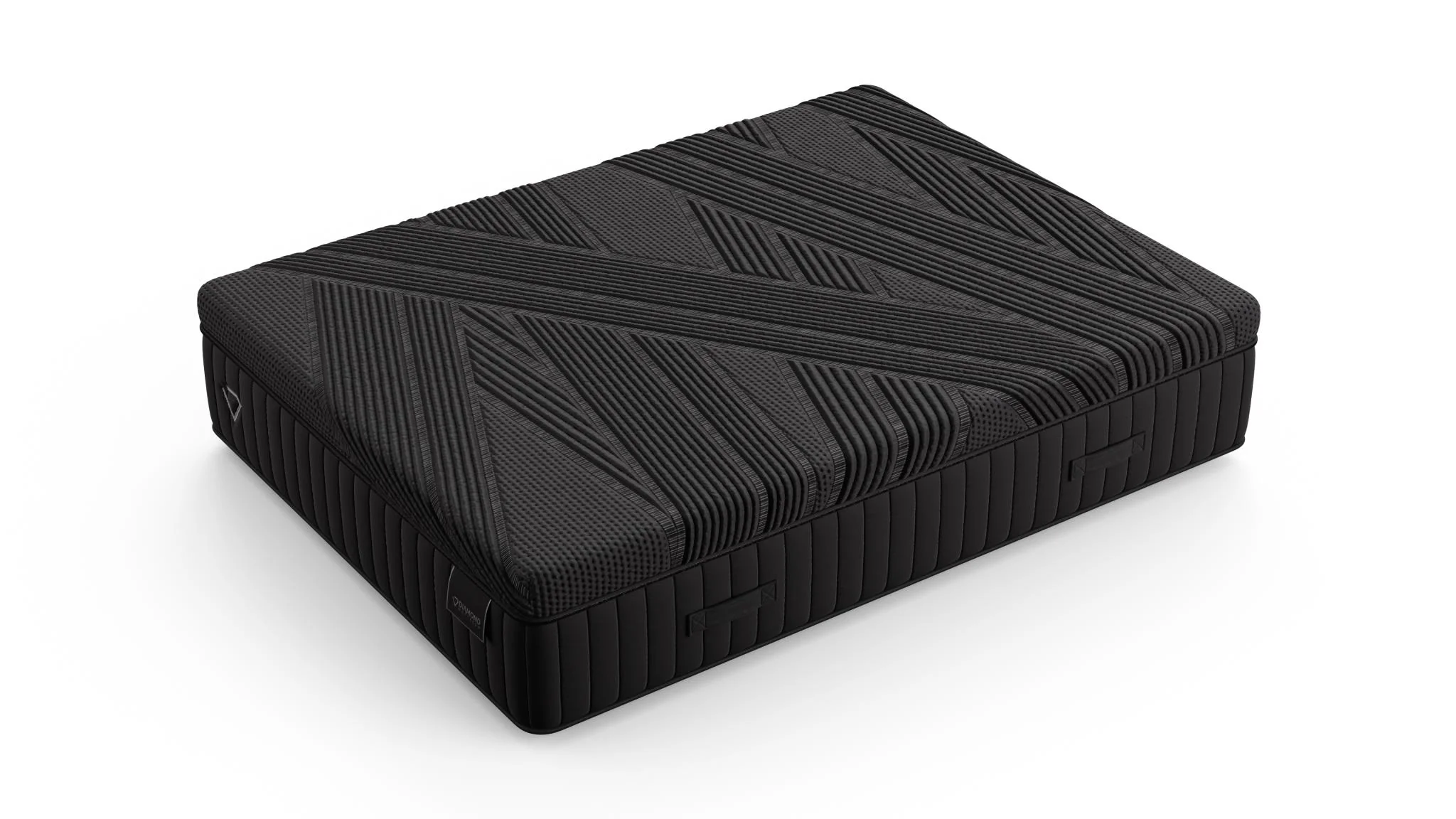 Black Diamond Alta All Foam 14" Plush Black Split Head King Mattress - Image 3