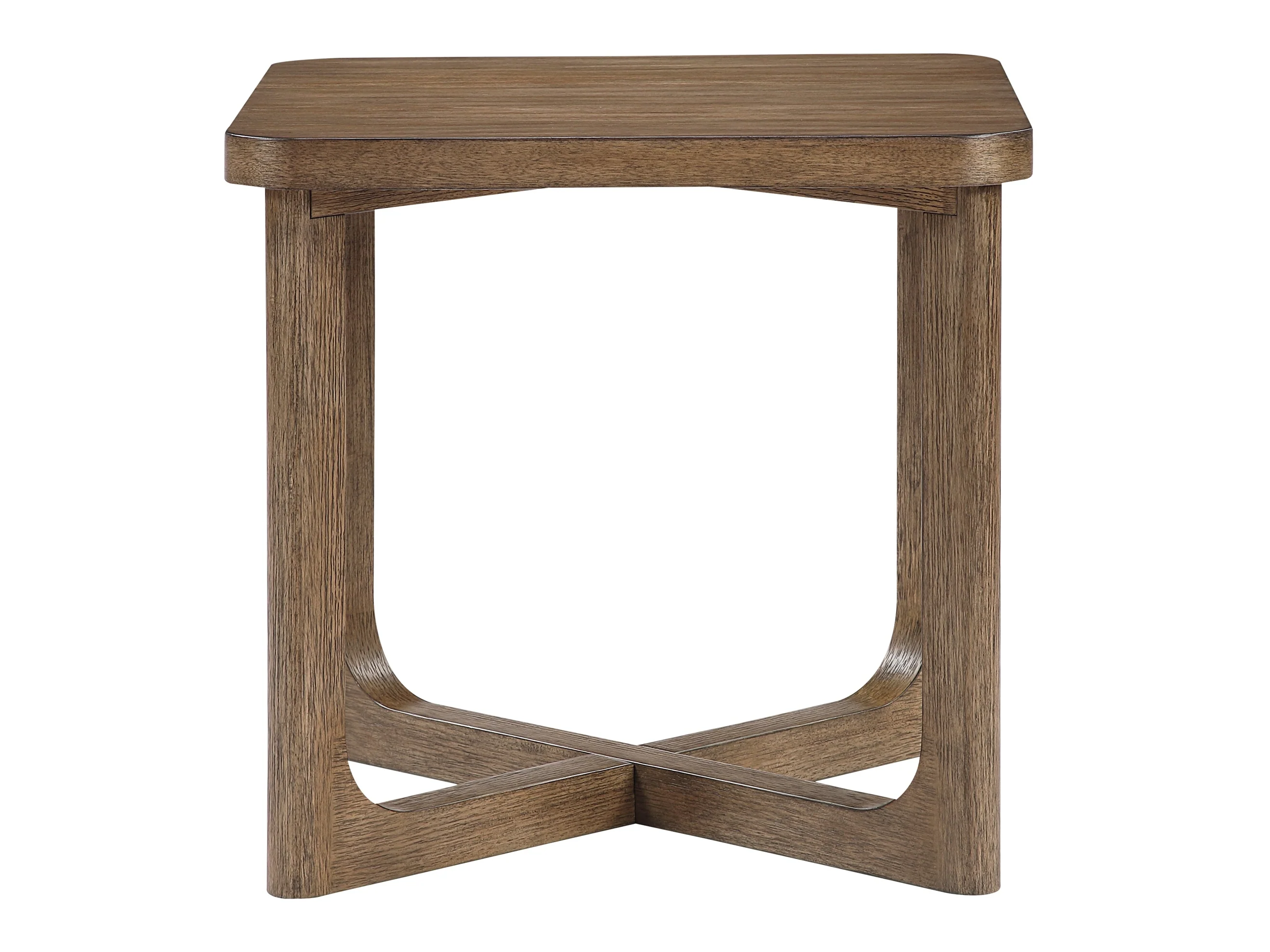 Blake Square Light Brown End Table