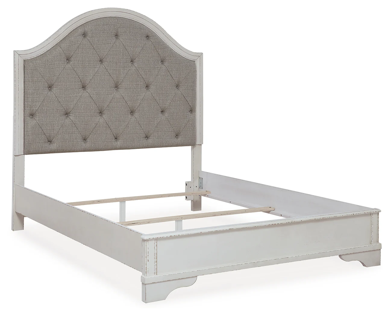 Blendon Rustic Brown Queen Upholstered Panel Bed - Image 3