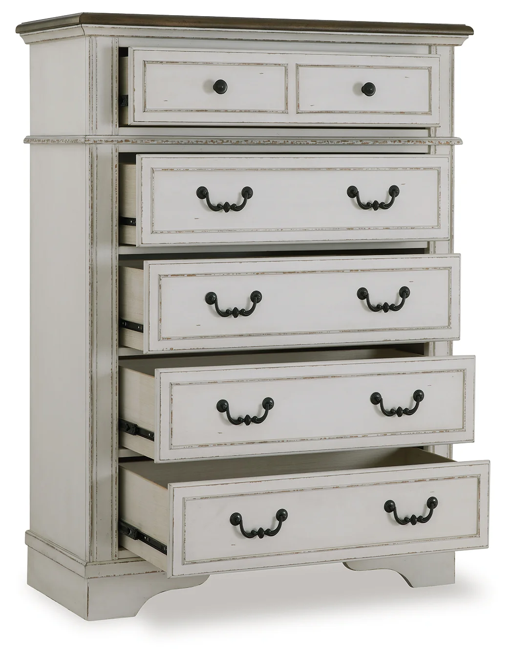 Blendon Two-tone Five Drawer Chest - Image 3